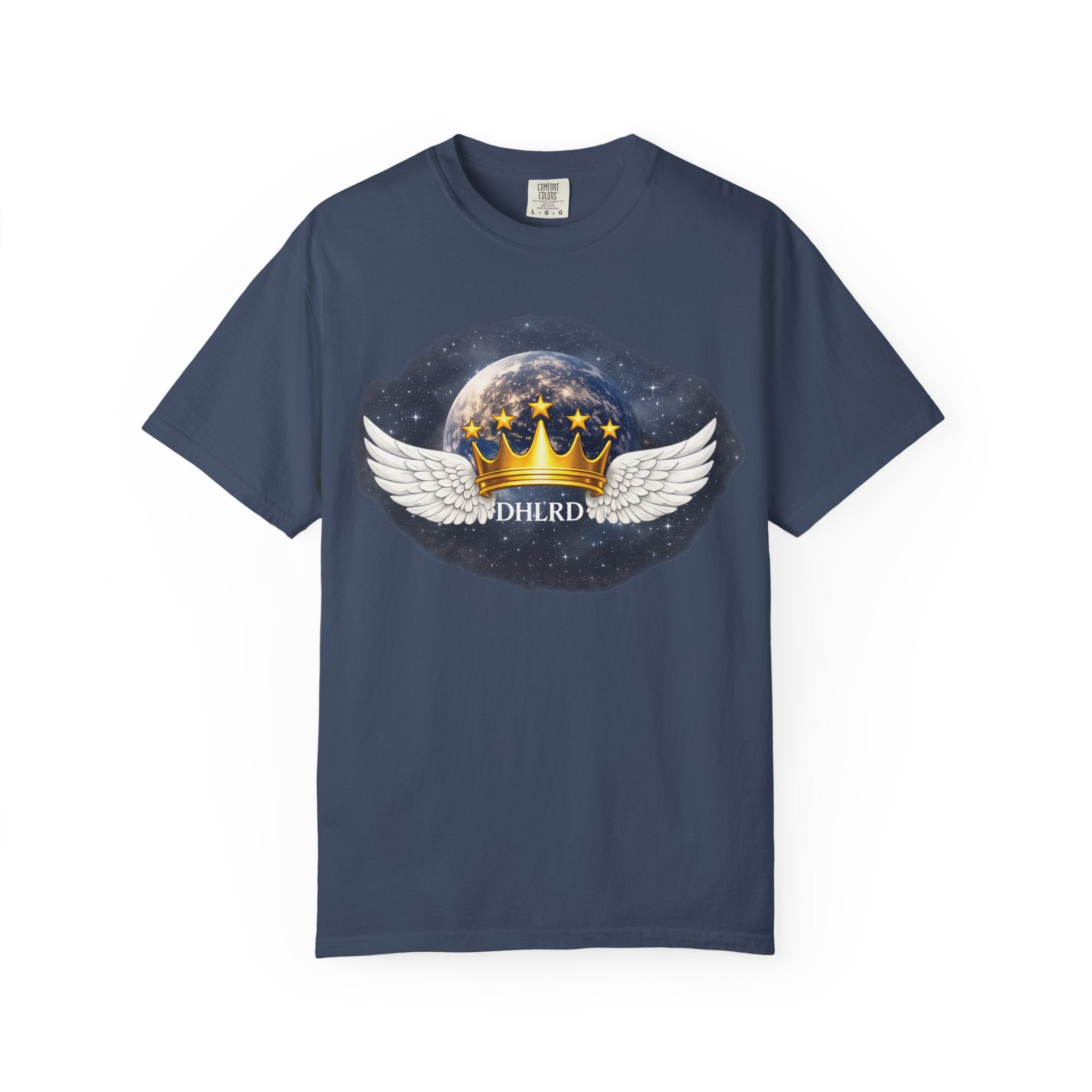 Drip Heaven Lord – Celestial Crown Graphic Tee