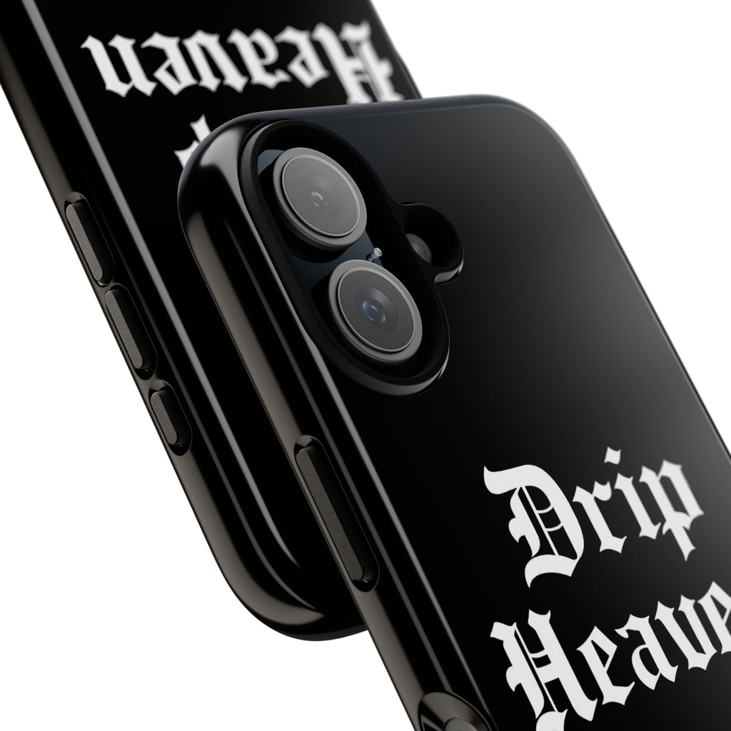 Drip Heaven Lord – Gothic Script Protective Phone Case