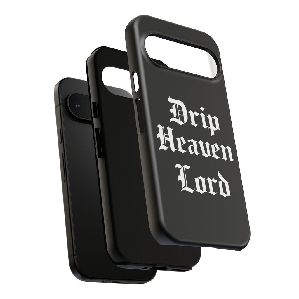 Drip Heaven Lord – Gothic Script Protective Phone Case