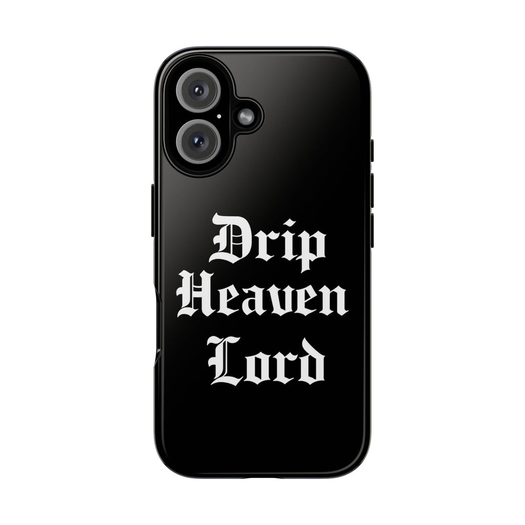 Drip Heaven Lord – Gothic Script Protective Phone Case