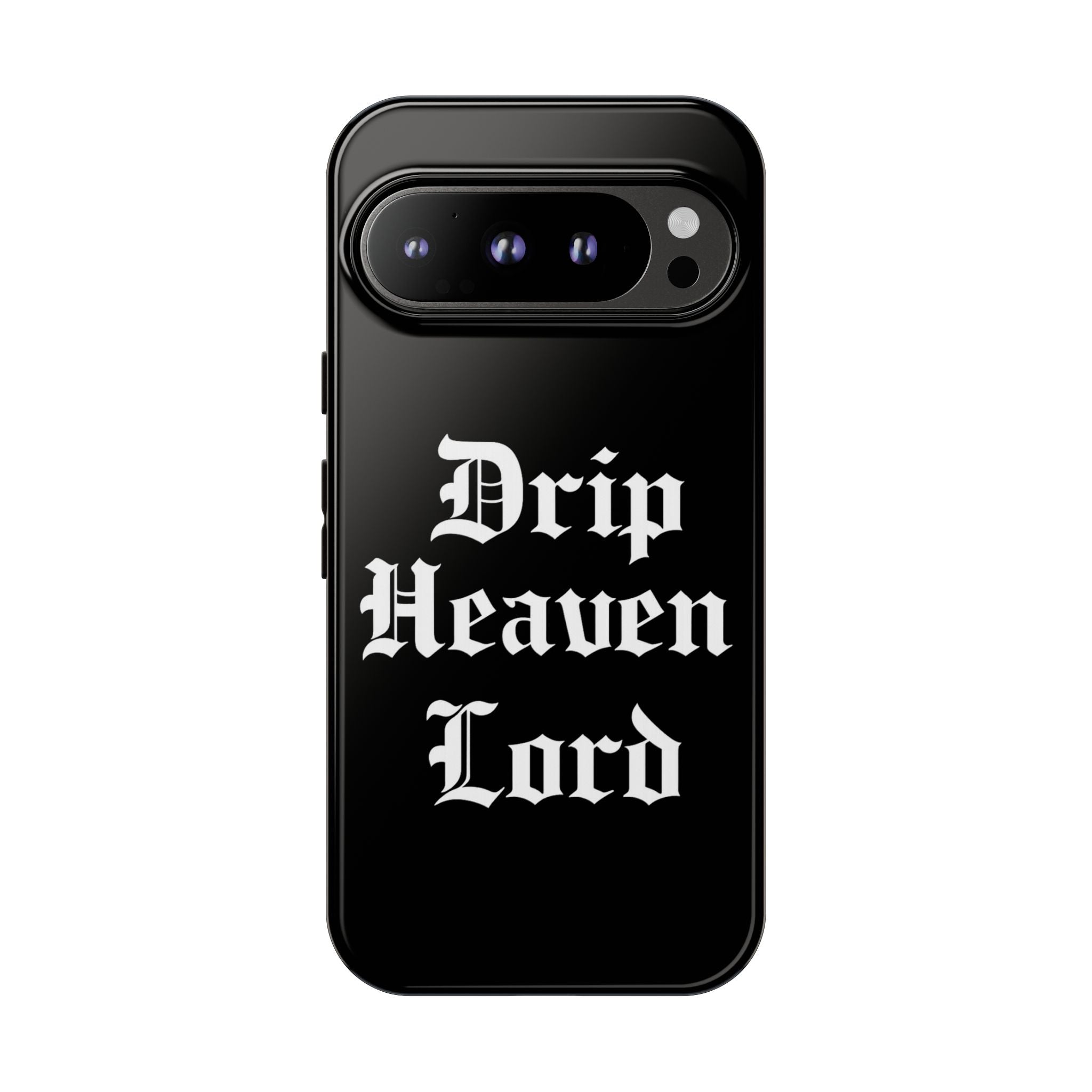 Drip Heaven Lord – Gothic Script Protective Phone Case