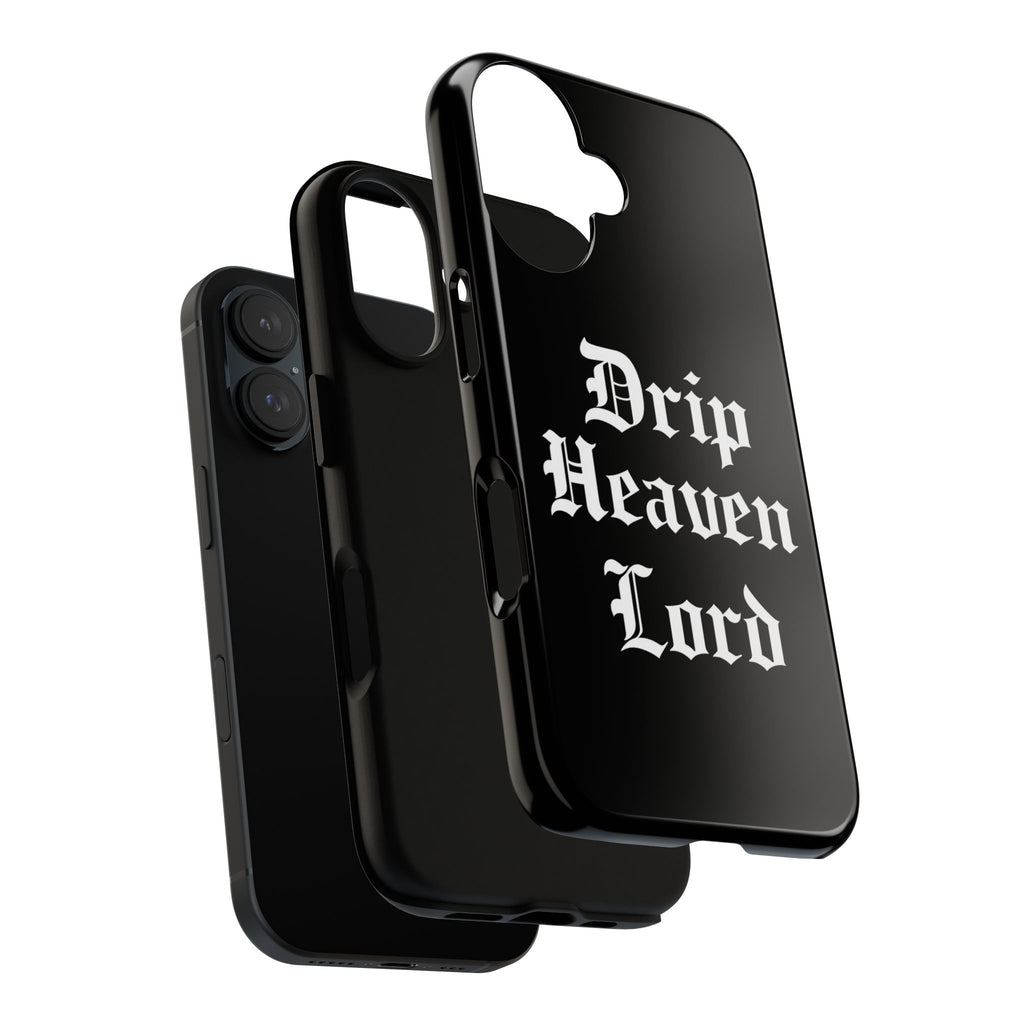 Drip Heaven Lord – Gothic Script Protective Phone Case