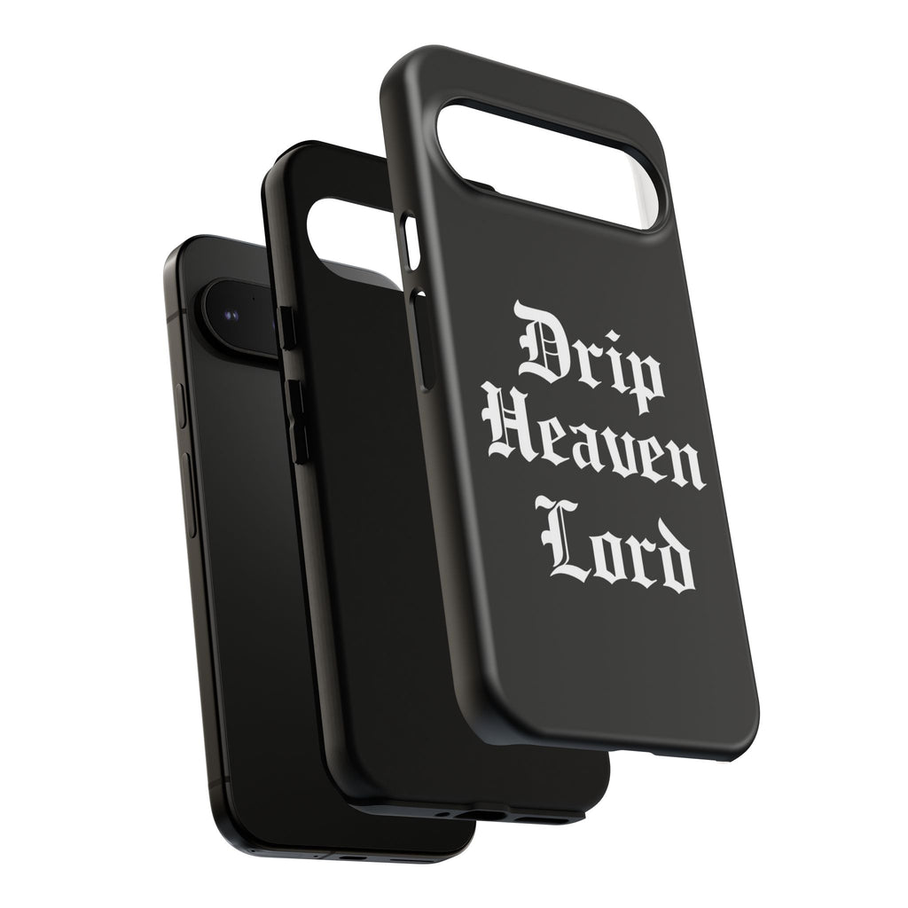 Drip Heaven Lord – Gothic Script Protective Phone Case