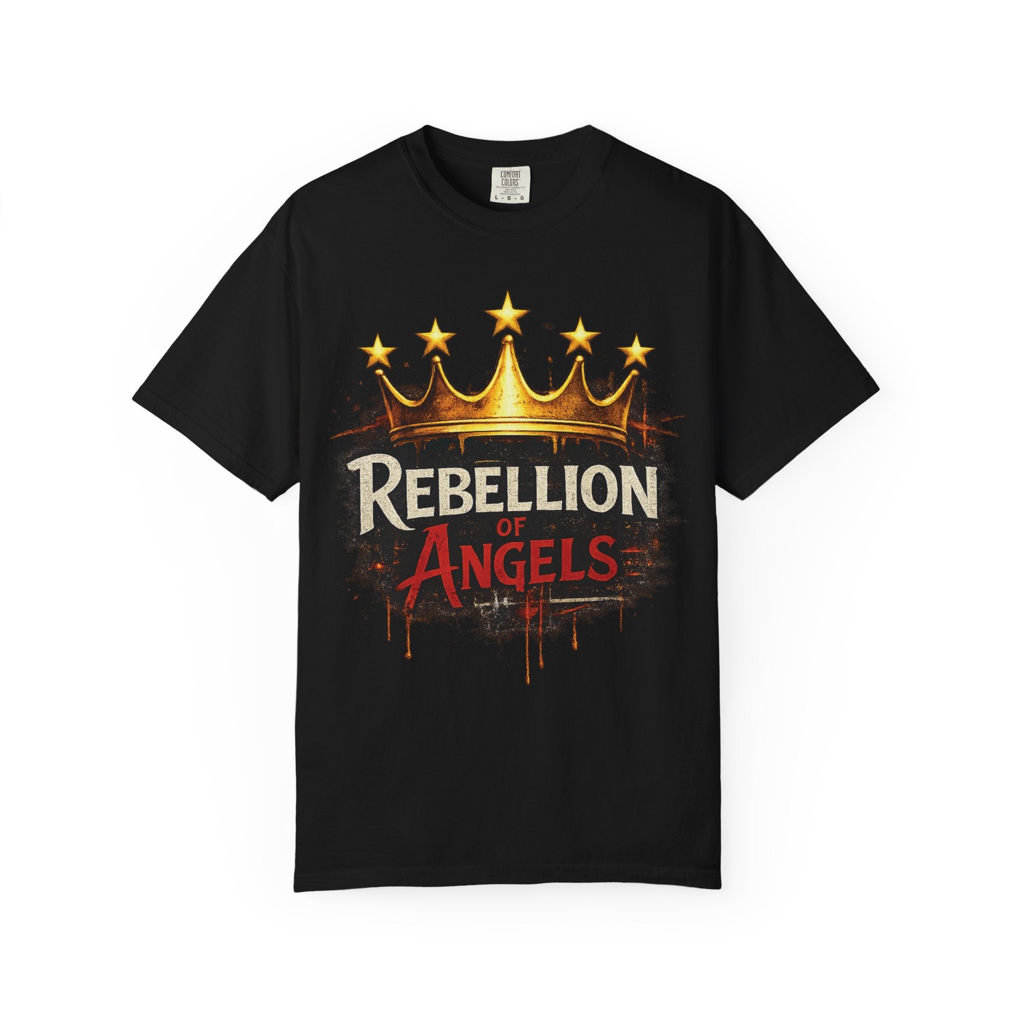 Drip Heaven Lord – Rebellion of Angels Crown Tee