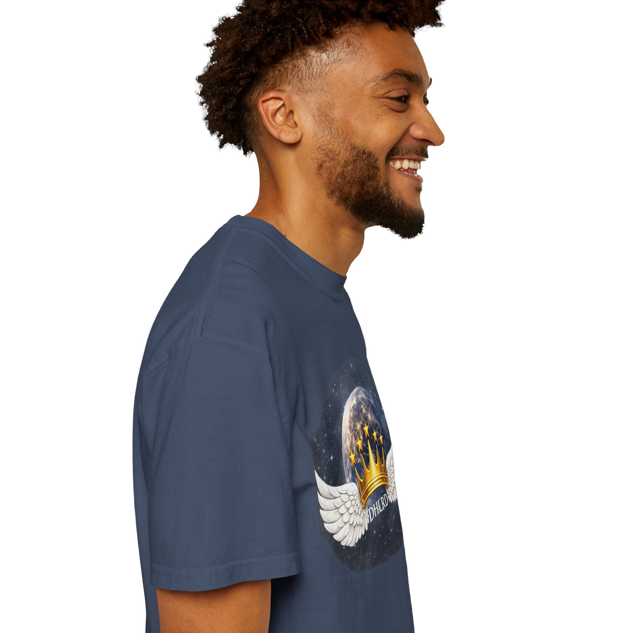 Drip Heaven Lord – Celestial Crown Graphic Tee