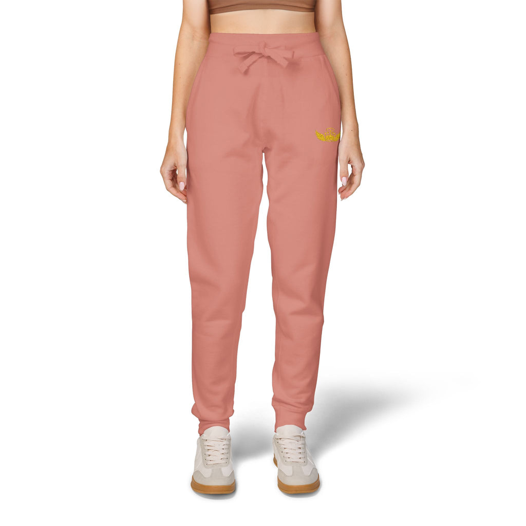 Drip Heaven Lord – Women’s Crown & Wings Fleece Sweatpants (Embroidered Logo)