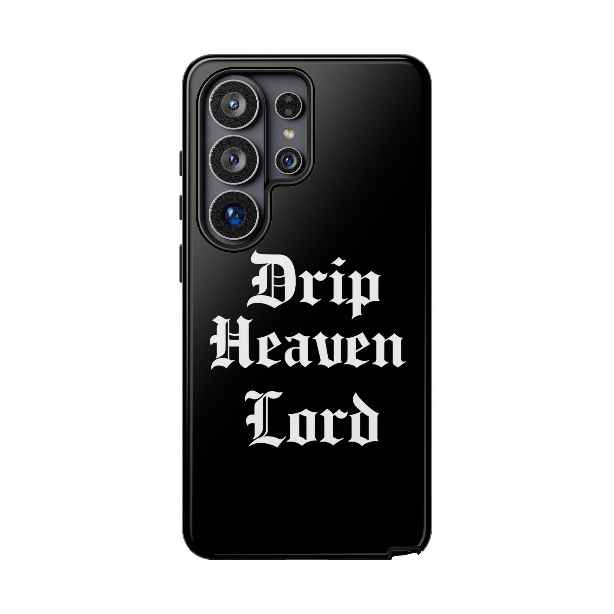 Drip Heaven Lord – Gothic Script Protective Phone Case