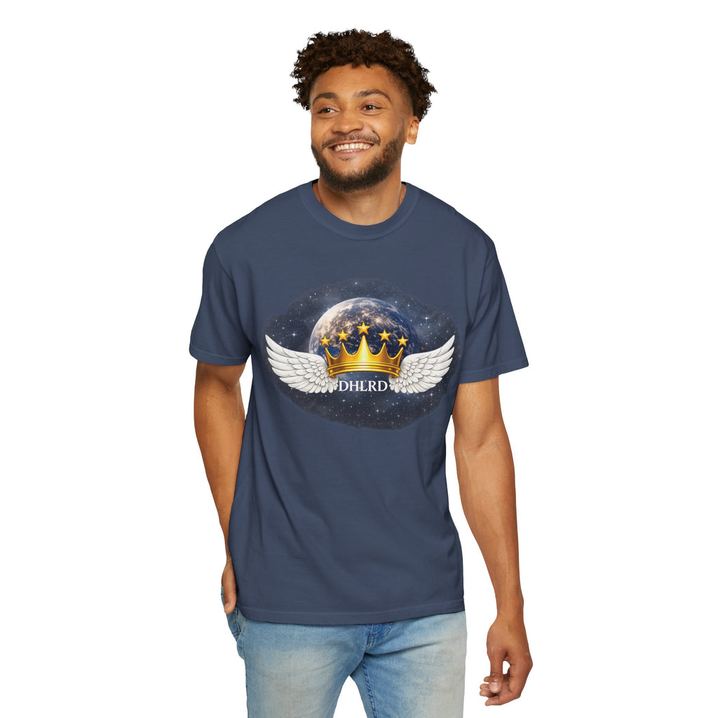 Drip Heaven Lord – Celestial Crown Graphic Tee