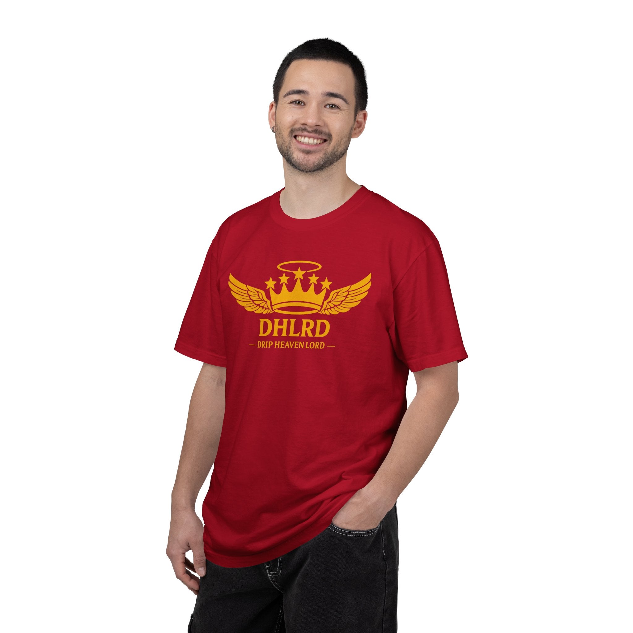 Drip Heaven Lord – Crown & Wings Logo Tee