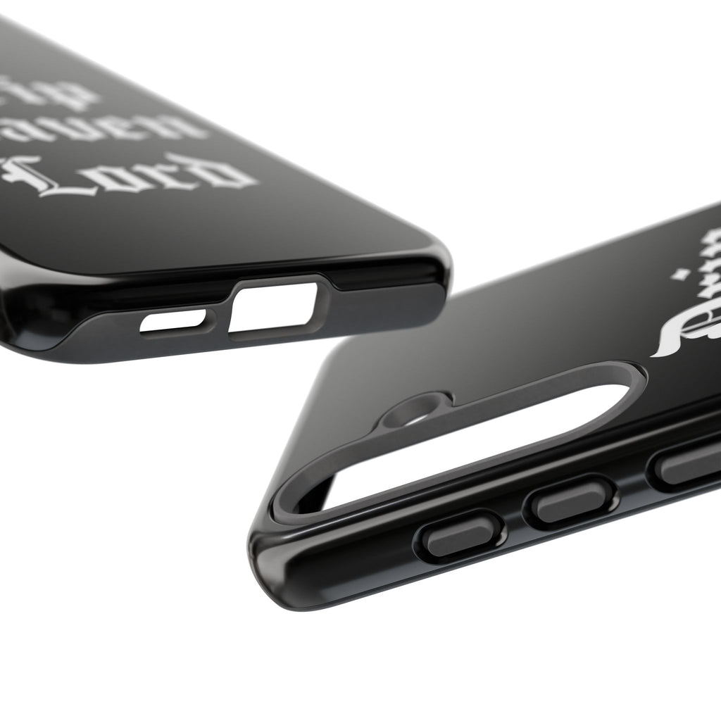 Drip Heaven Lord – Gothic Script Protective Phone Case