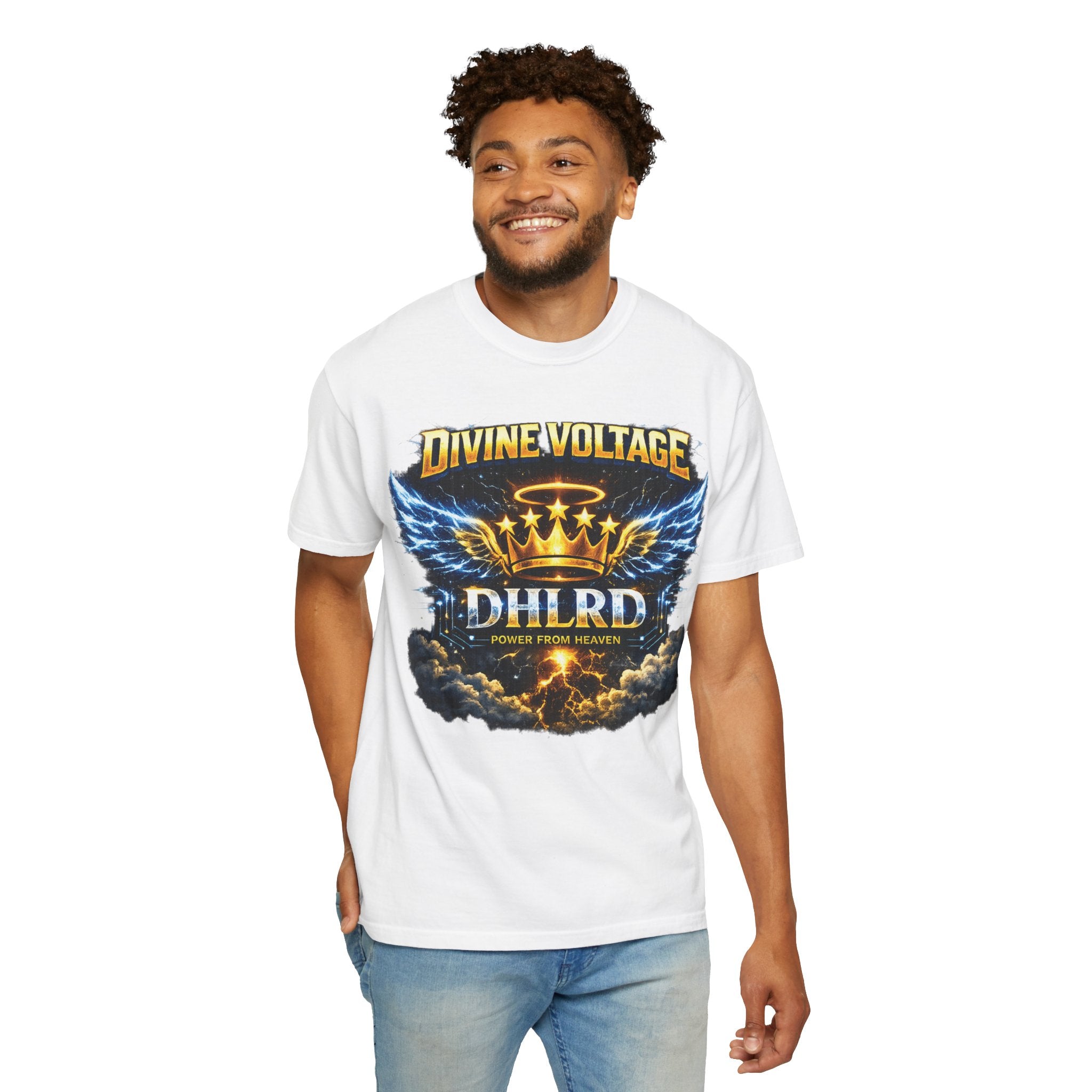 Drip Heaven Lord – Divine Voltage “Power From Heaven” Tee