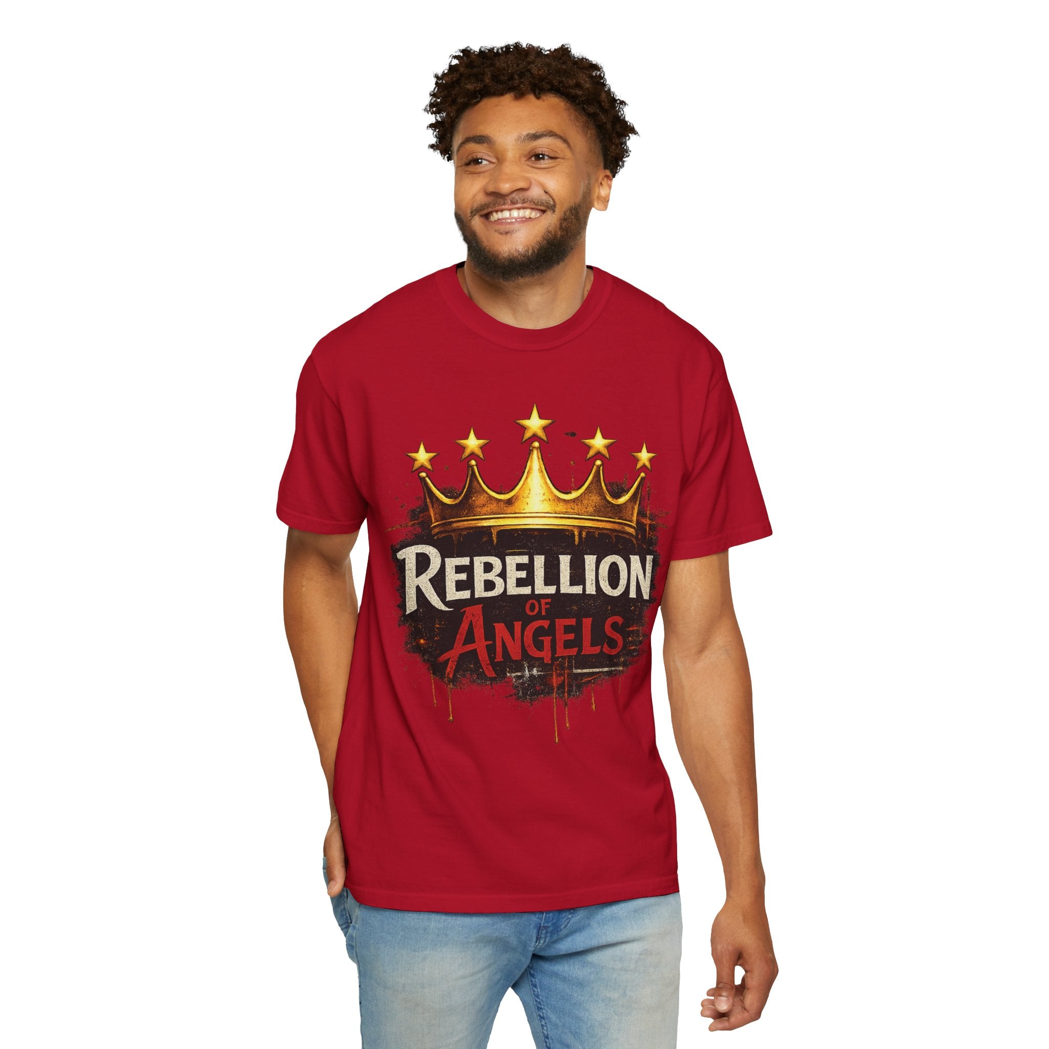 Drip Heaven Lord – Rebellion of Angels Crown Tee