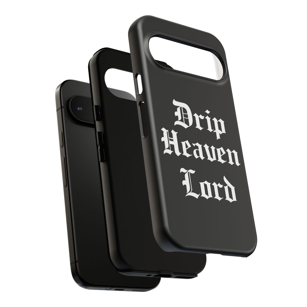 Drip Heaven Lord – Gothic Script Protective Phone Case