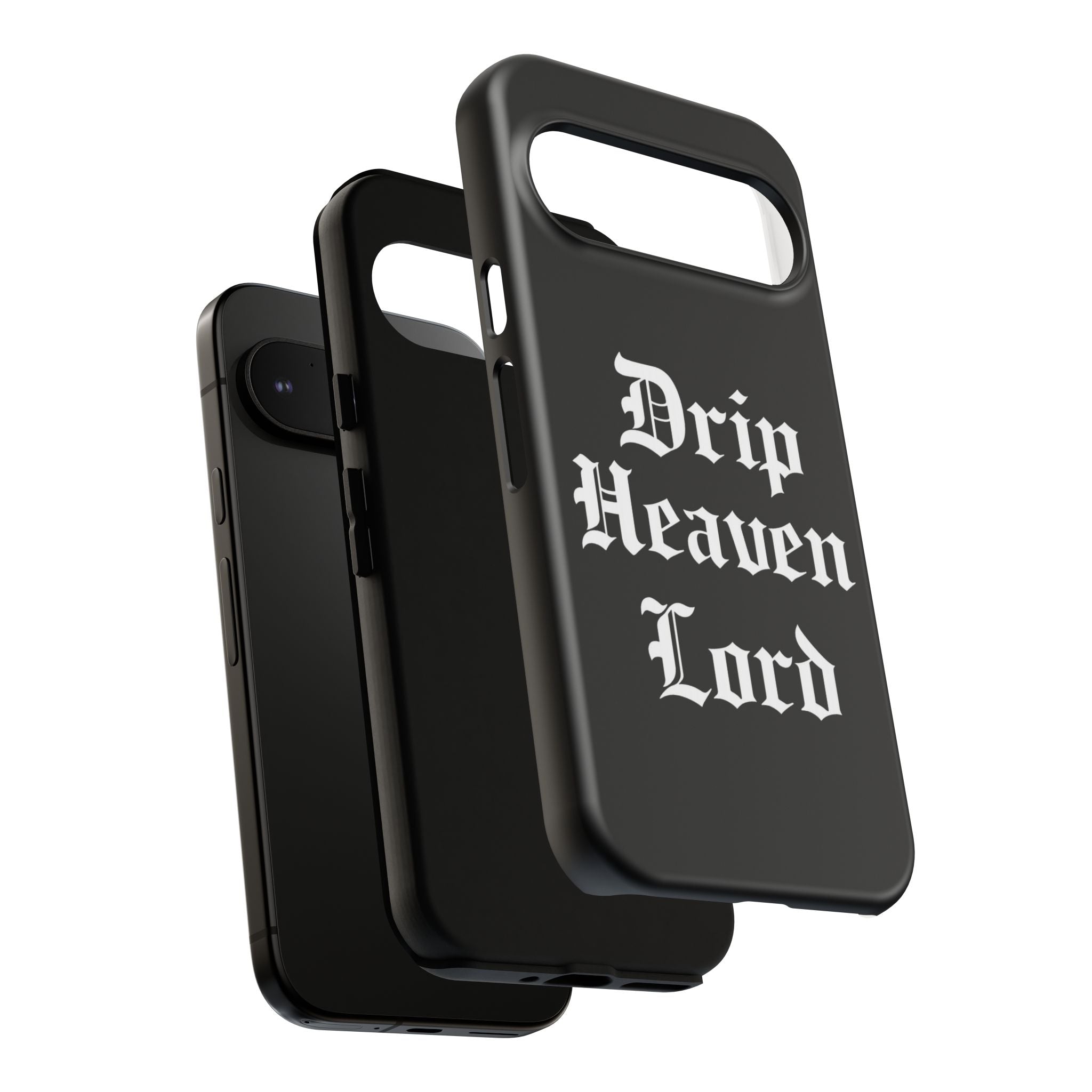 Drip Heaven Lord – Gothic Script Protective Phone Case