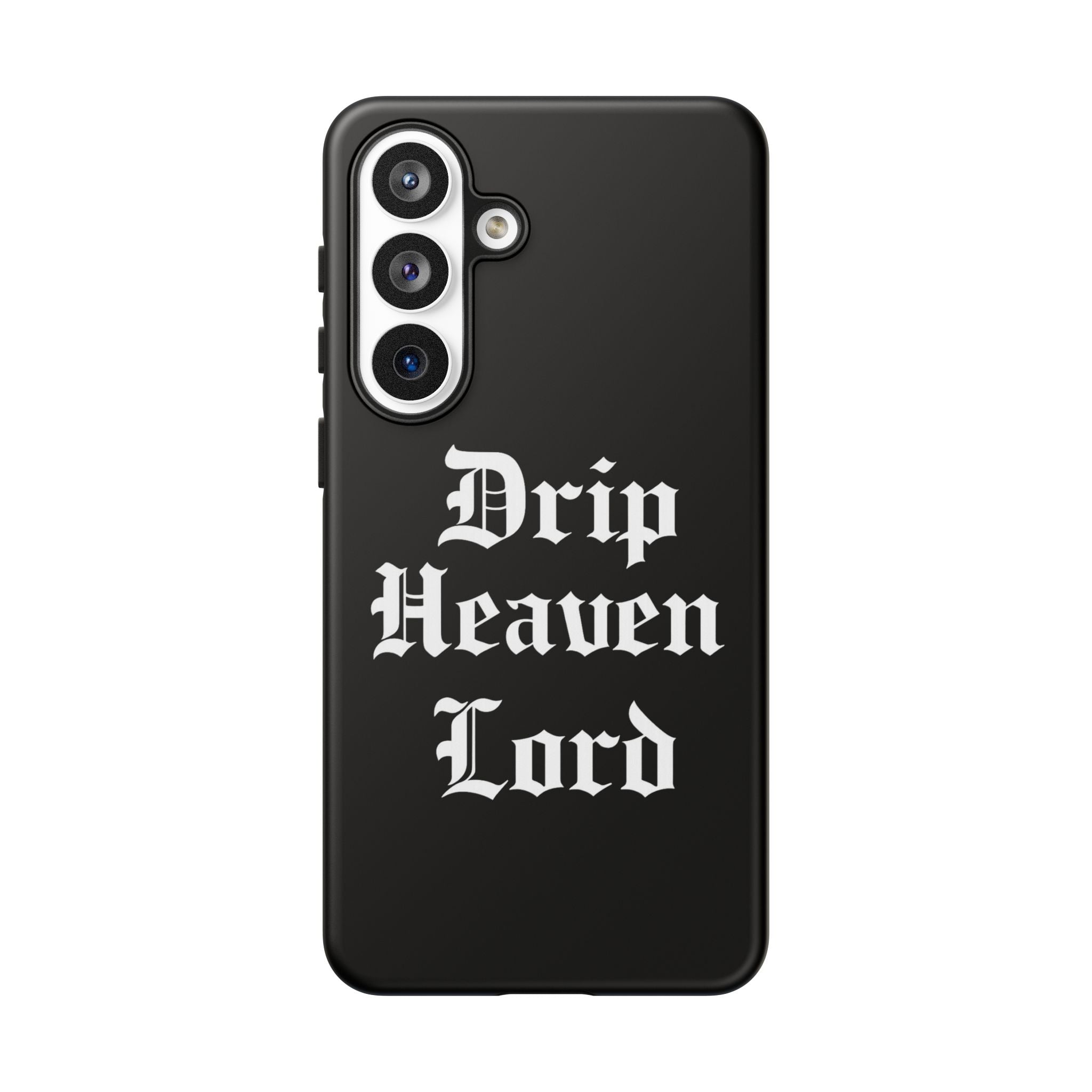 Drip Heaven Lord – Gothic Script Protective Phone Case