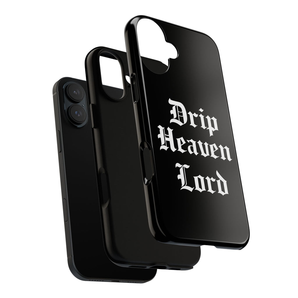 Drip Heaven Lord – Gothic Script Protective Phone Case