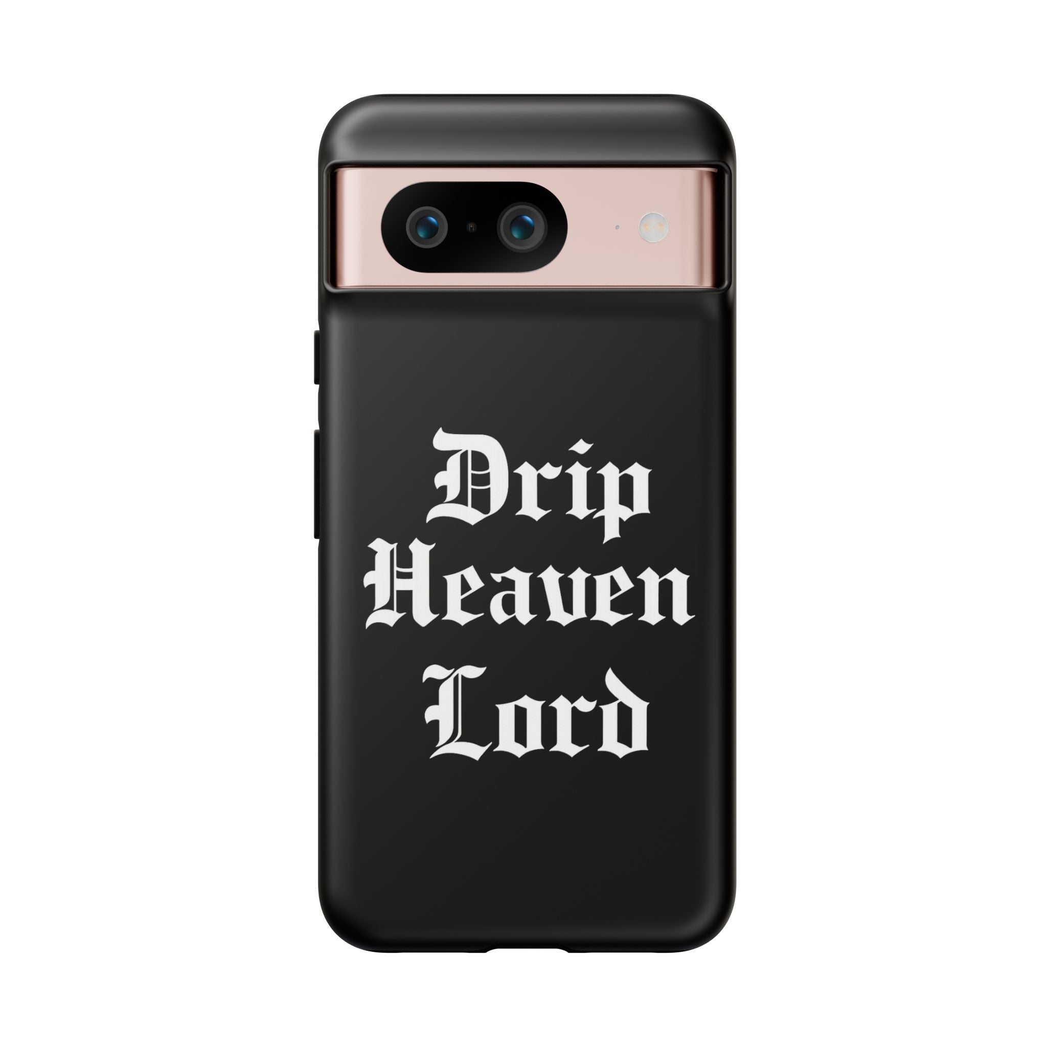Drip Heaven Lord – Gothic Script Protective Phone Case