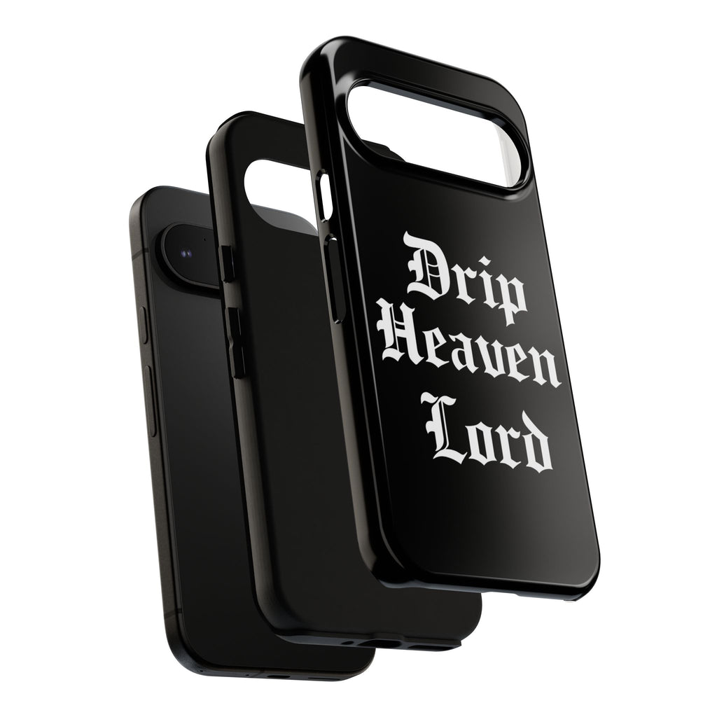 Drip Heaven Lord – Gothic Script Protective Phone Case