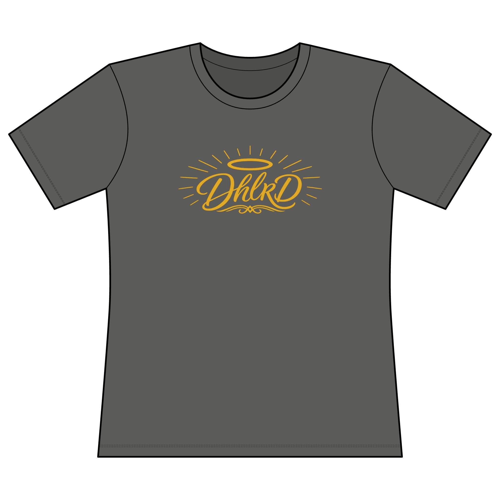Drip Heaven Lord – Halo Script Logo Tee