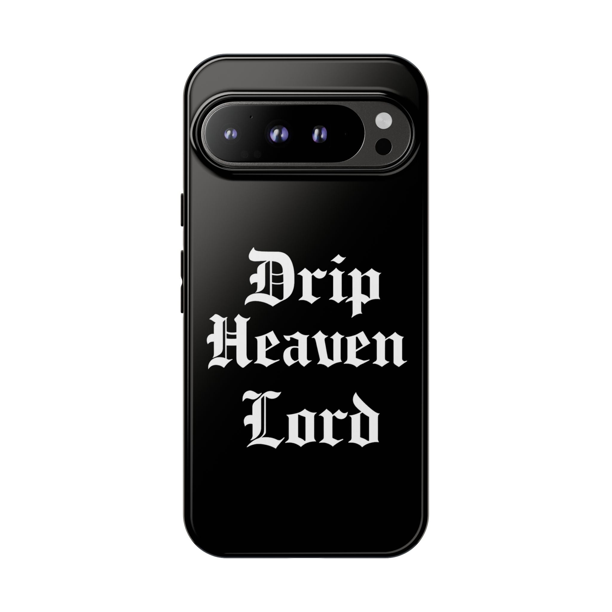 Drip Heaven Lord – Gothic Script Protective Phone Case