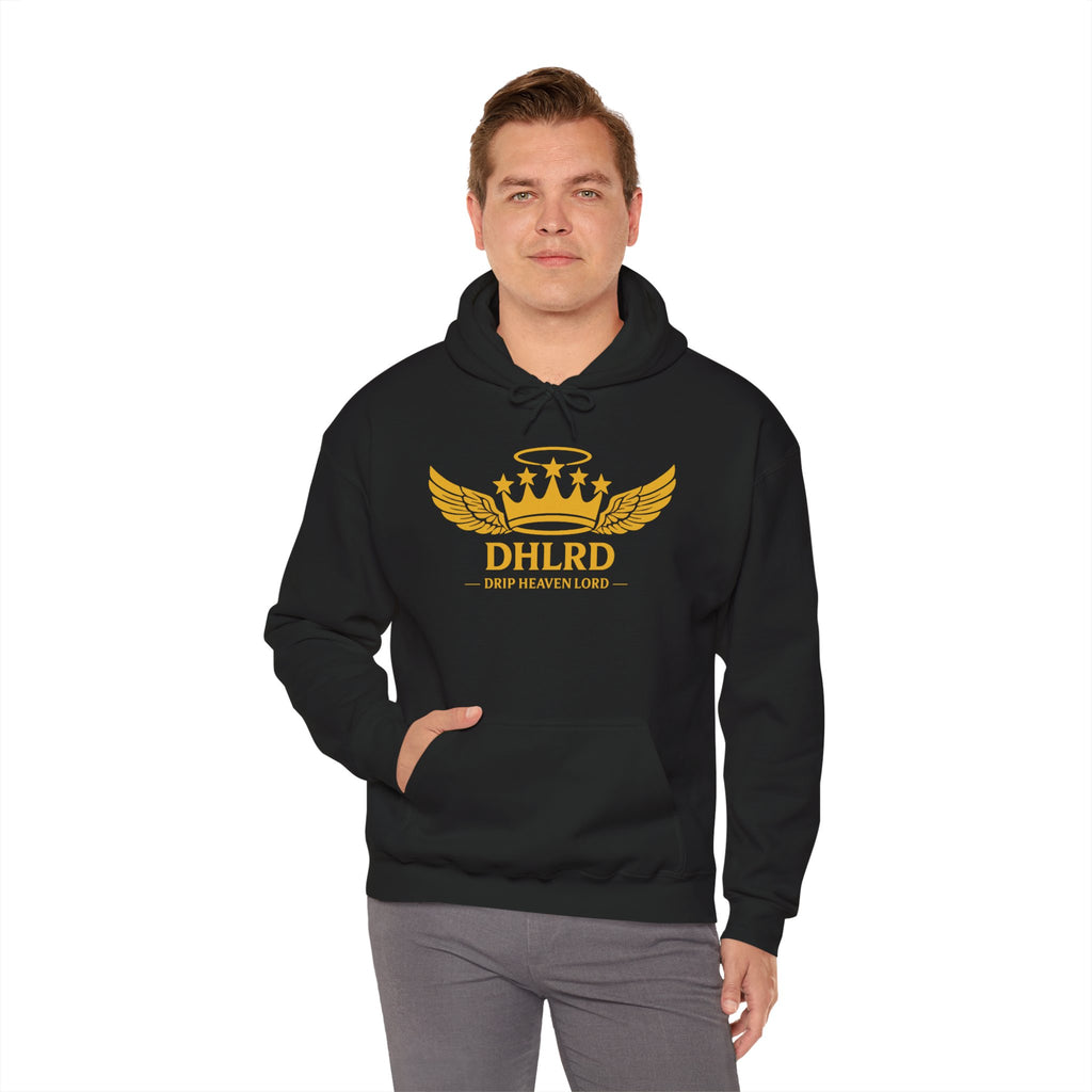 Drip Heaven Lord – Crown & Wings Logo Hoodie (Multiple Colors Available)