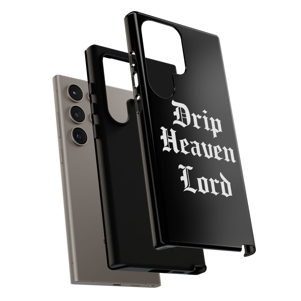 Drip Heaven Lord – Gothic Script Protective Phone Case