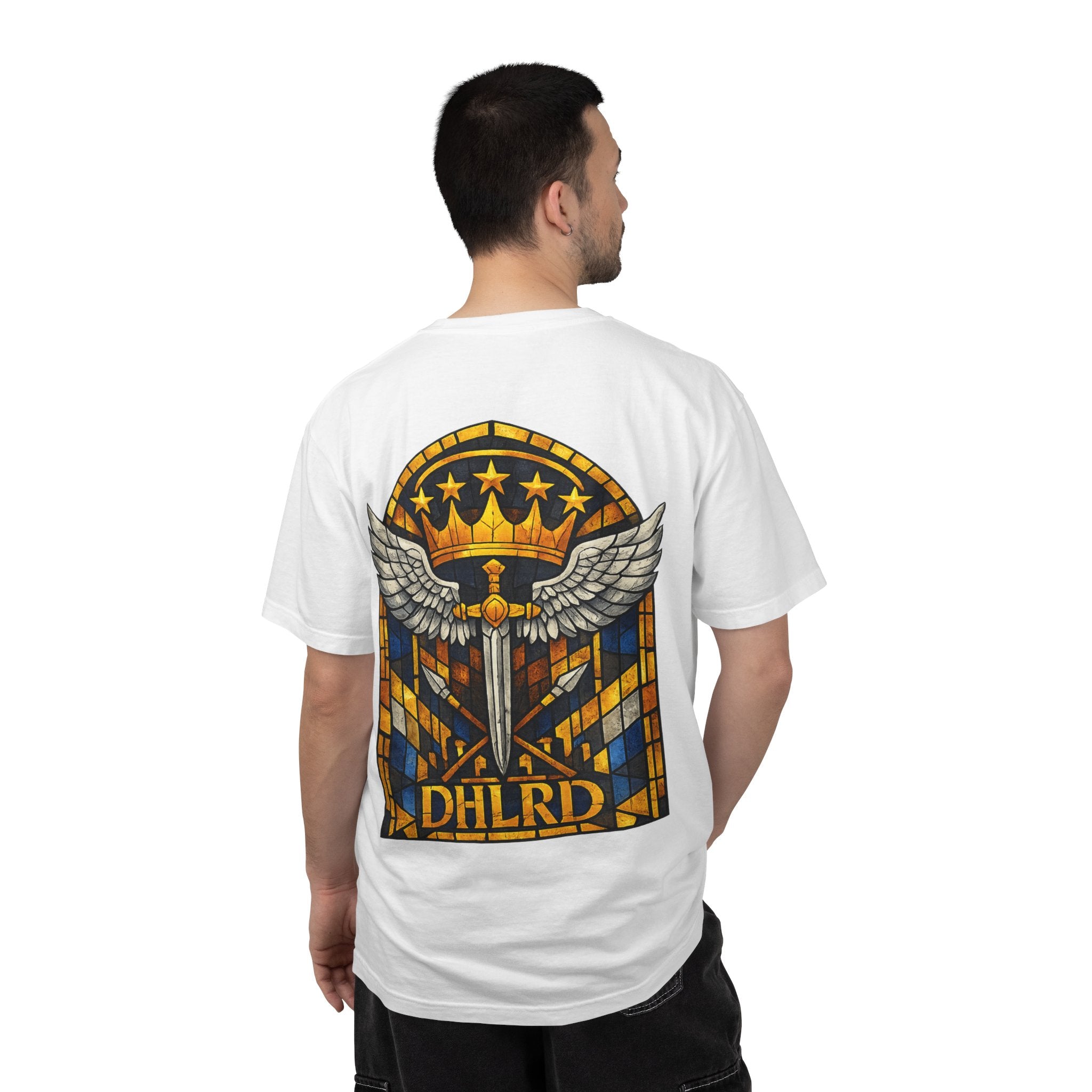 Drip Heaven Lord – Stained Glass Emblem Tee