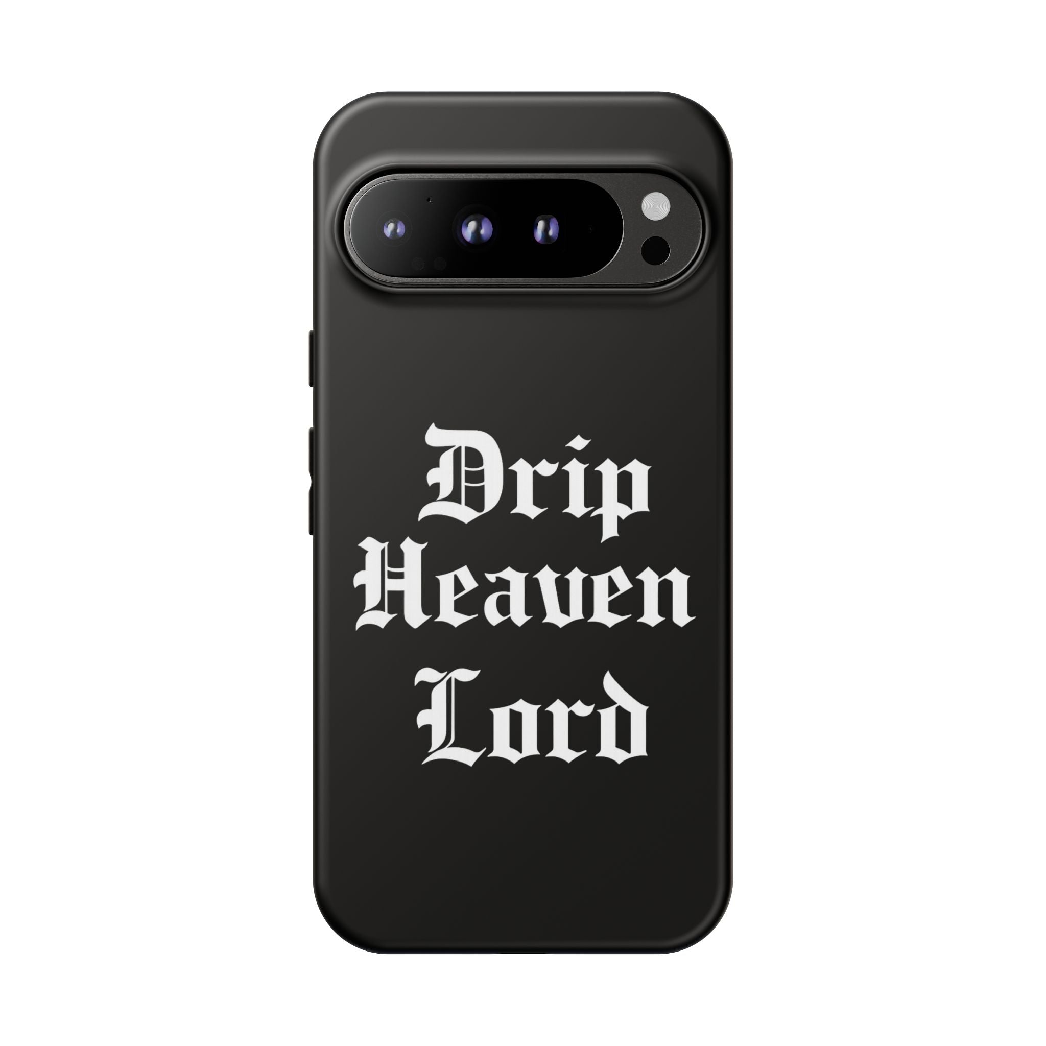 Drip Heaven Lord – Gothic Script Protective Phone Case
