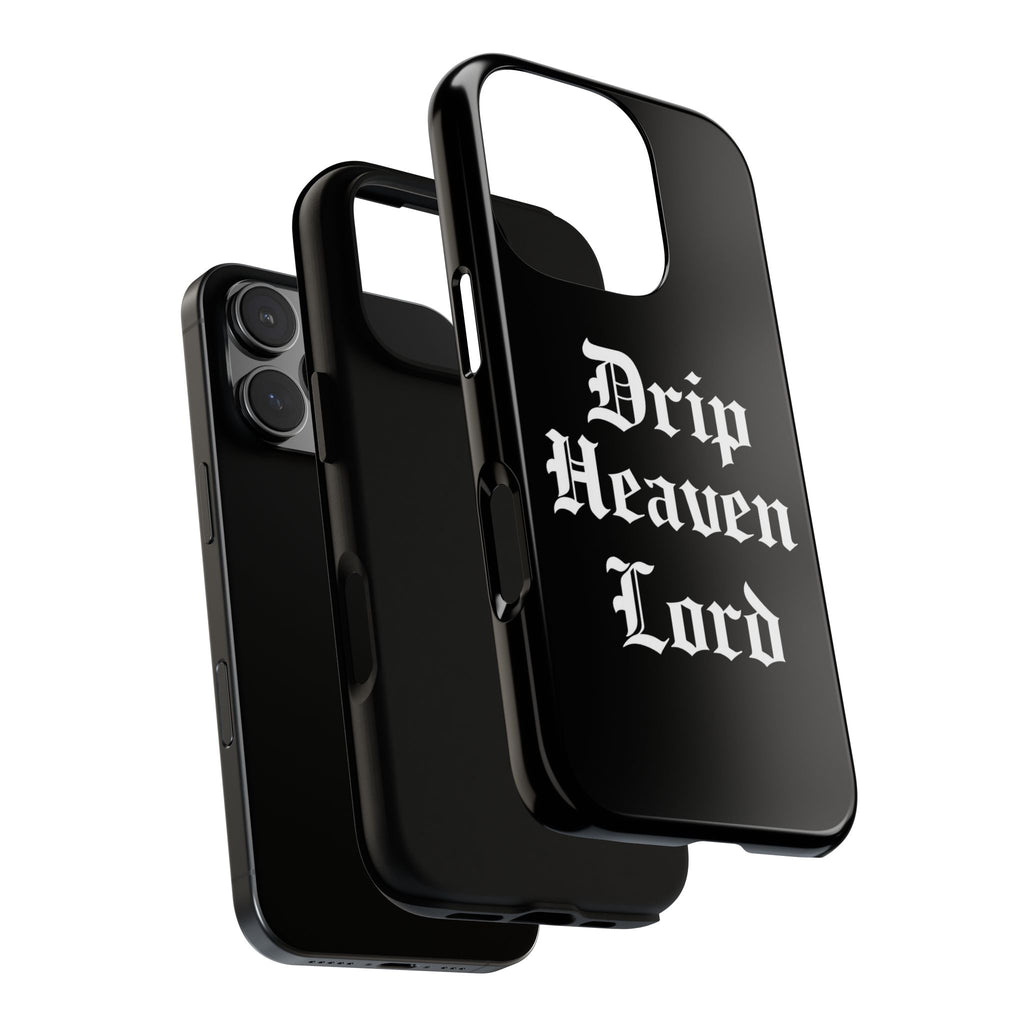 Drip Heaven Lord – Gothic Script Protective Phone Case