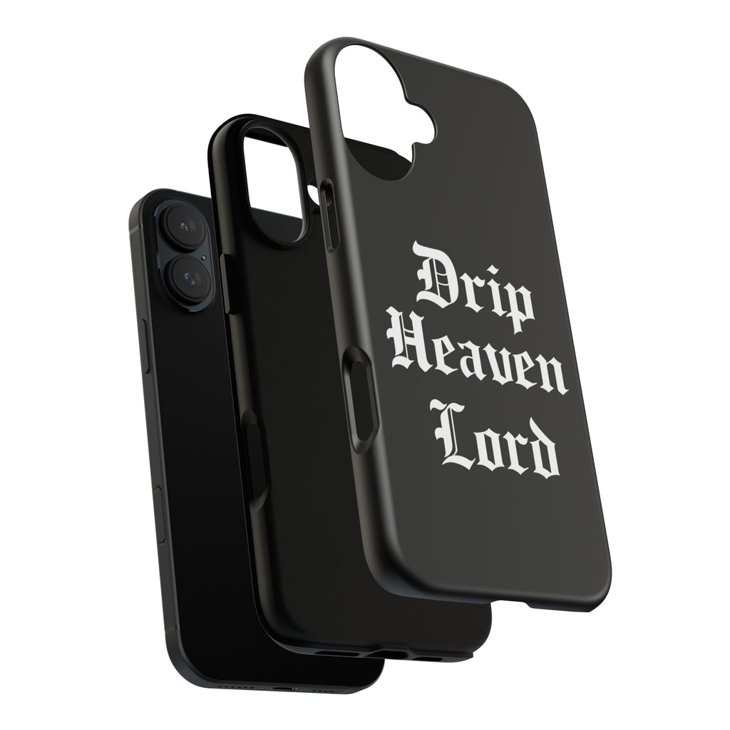 Drip Heaven Lord – Gothic Script Protective Phone Case