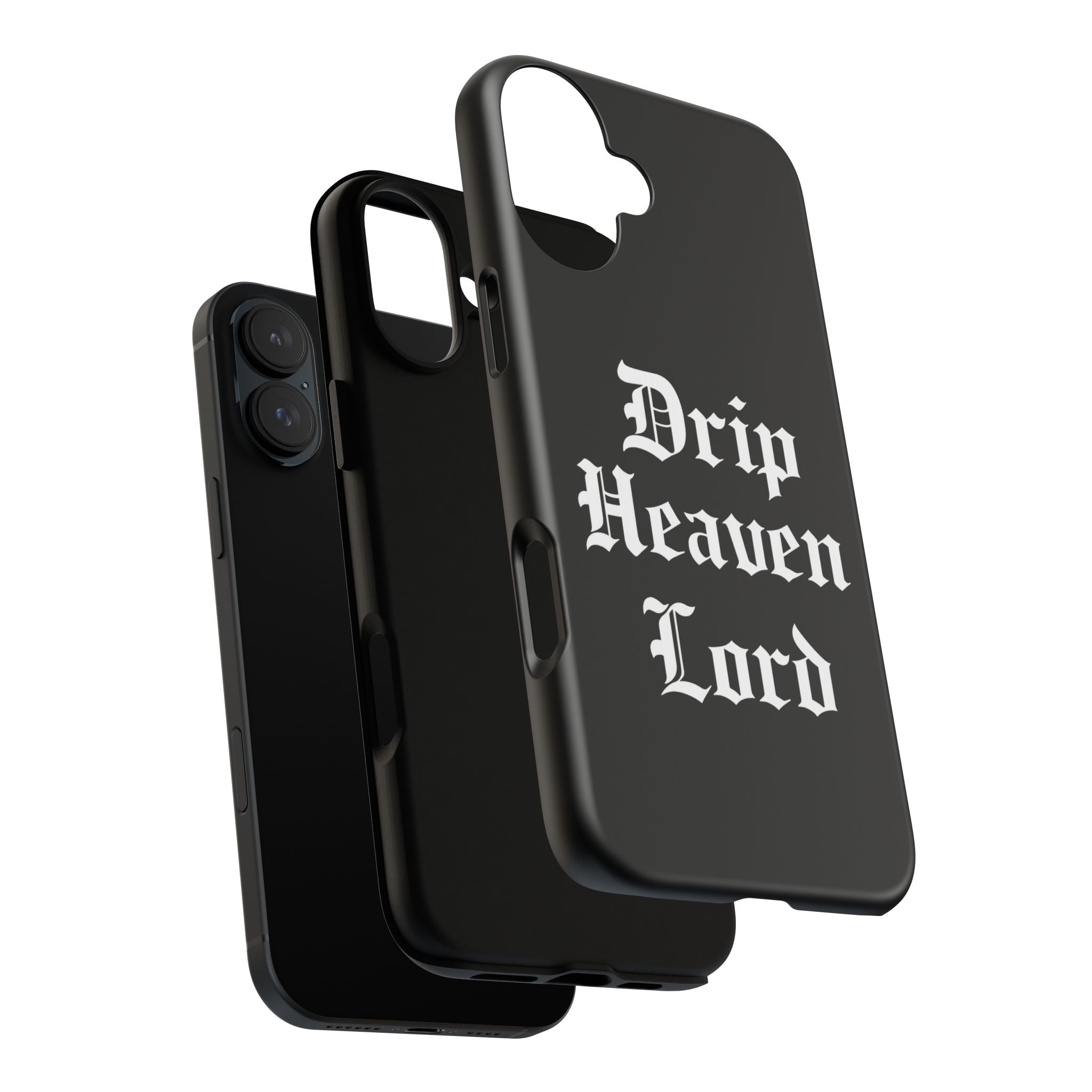 Drip Heaven Lord – Gothic Script Protective Phone Case