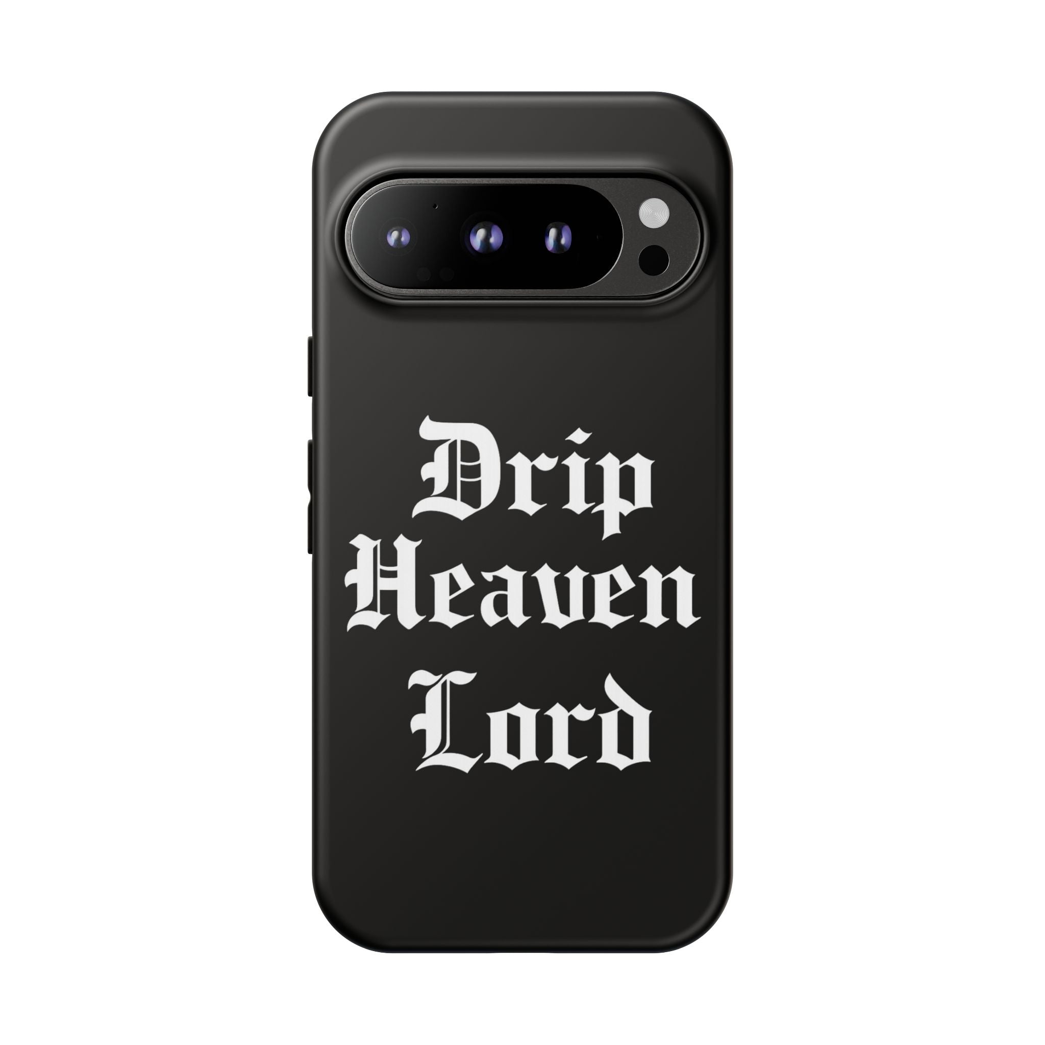 Drip Heaven Lord – Gothic Script Protective Phone Case