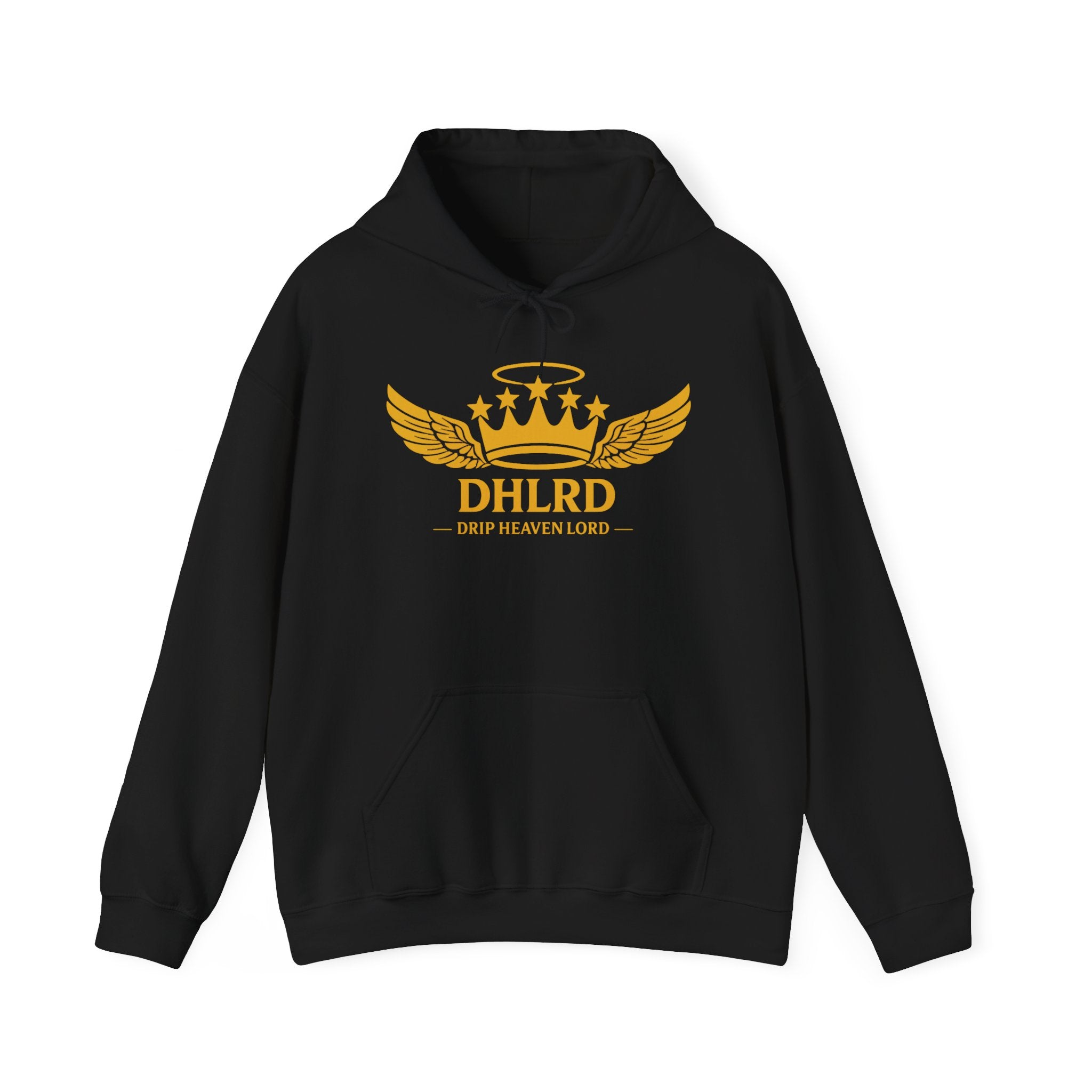 Drip Heaven Lord – Crown & Wings Logo Hoodie (Multiple Colors Available)