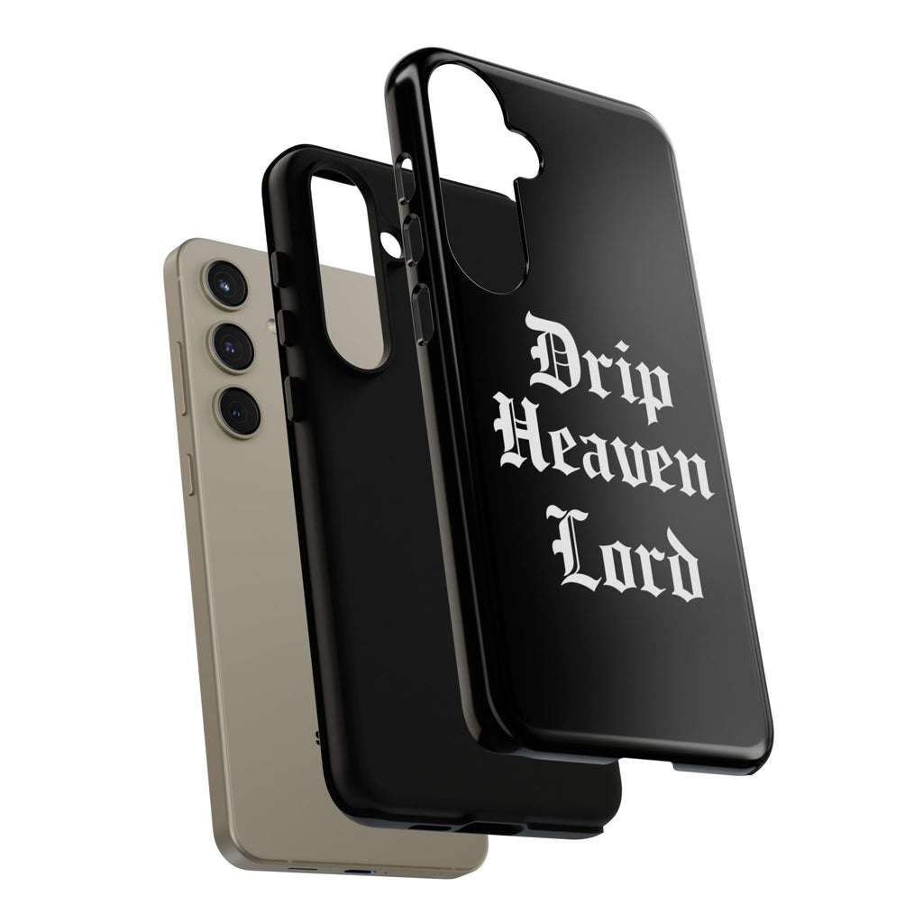 Drip Heaven Lord – Gothic Script Protective Phone Case
