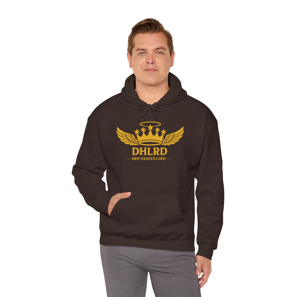 Drip Heaven Lord – Crown & Wings Logo Hoodie (Multiple Colors Available)