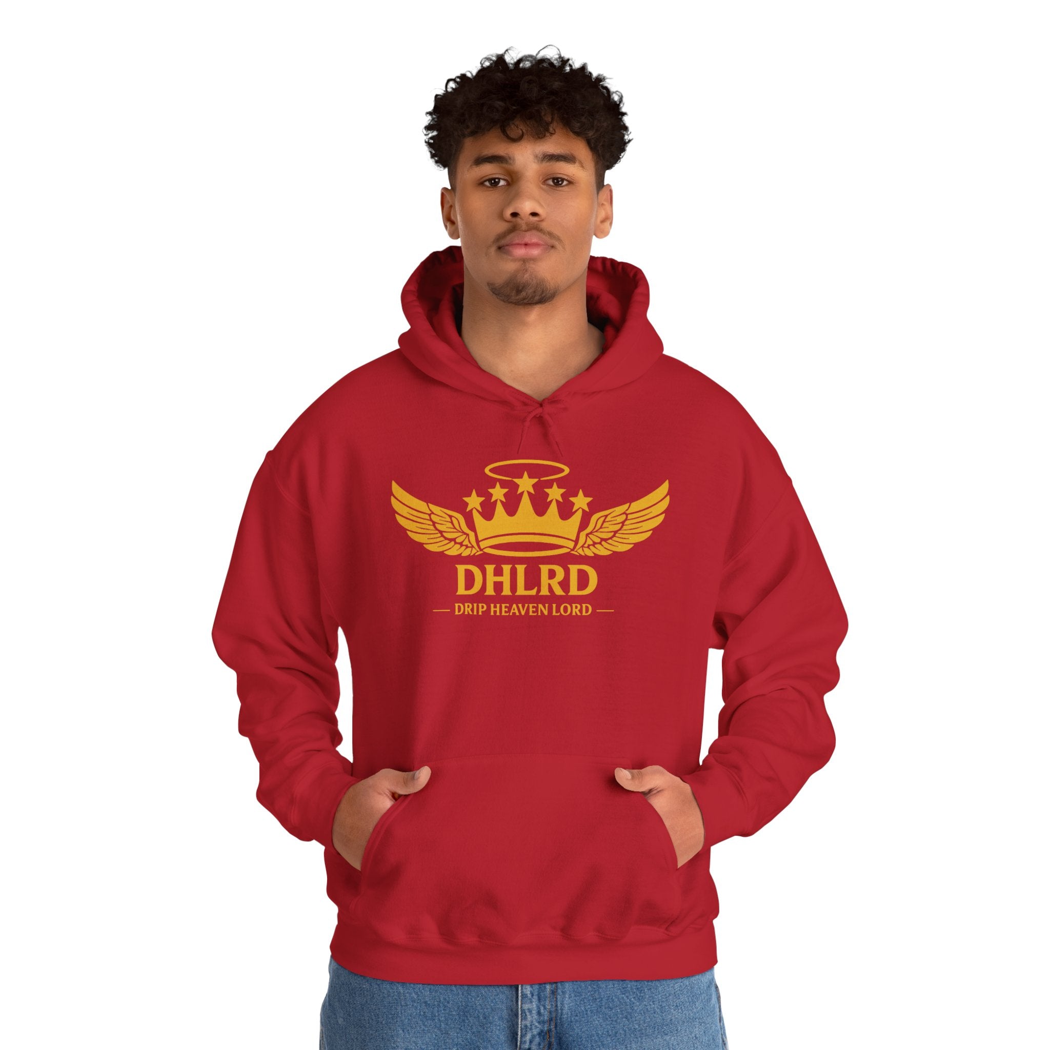 Drip Heaven Lord – Crown & Wings Logo Hoodie (Multiple Colors Available)