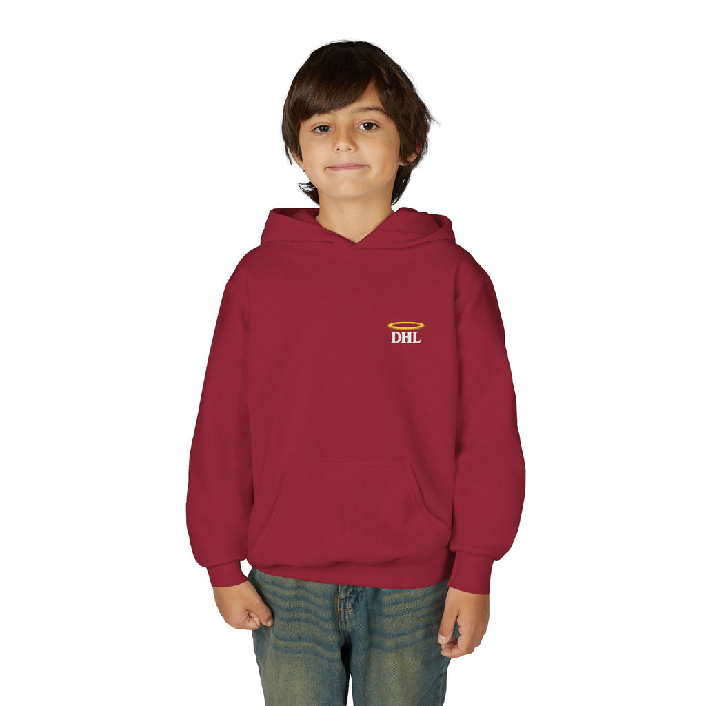 Drip Heaven Lord – Youth Halo Logo Hoodie