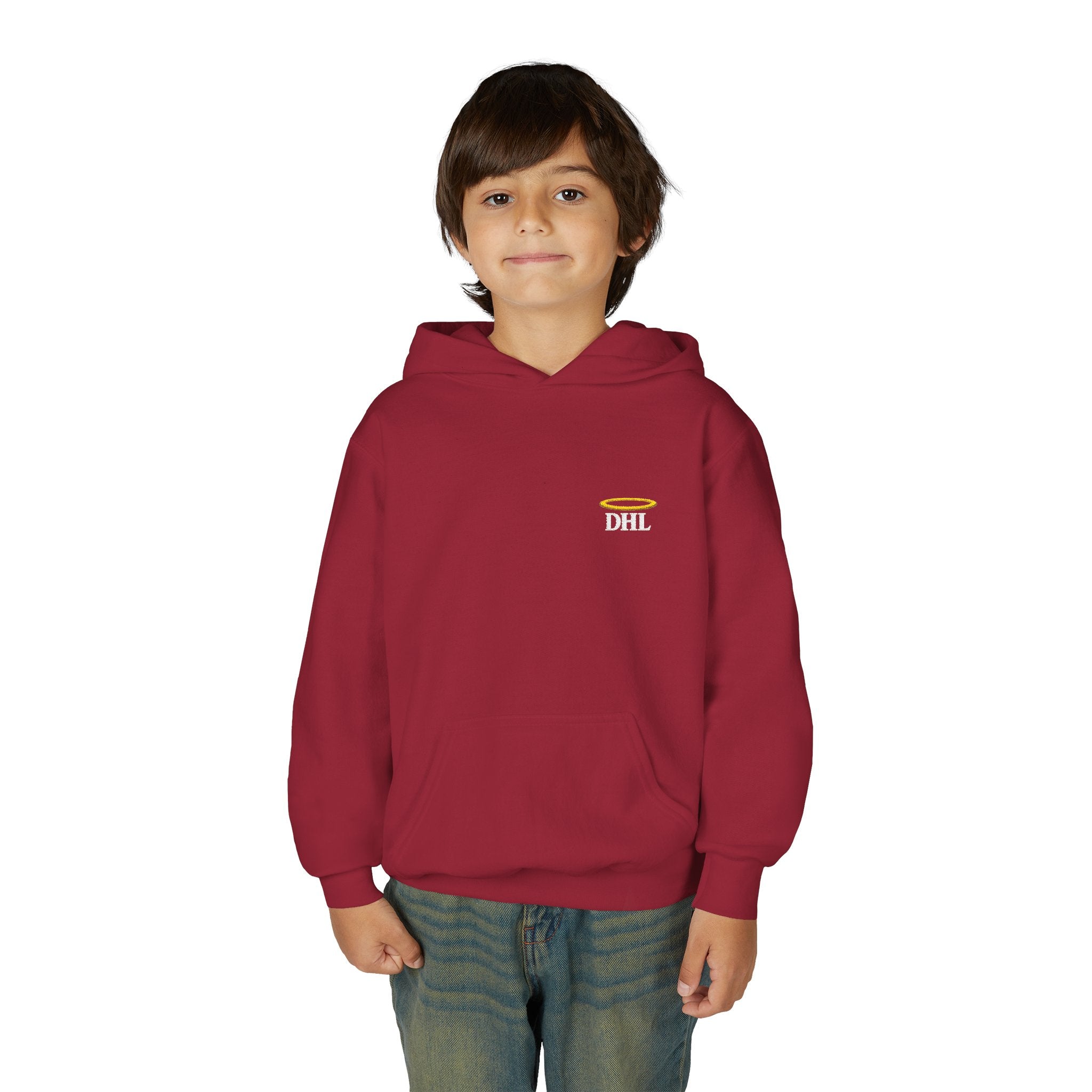 Drip Heaven Lord – Youth Halo Logo Hoodie