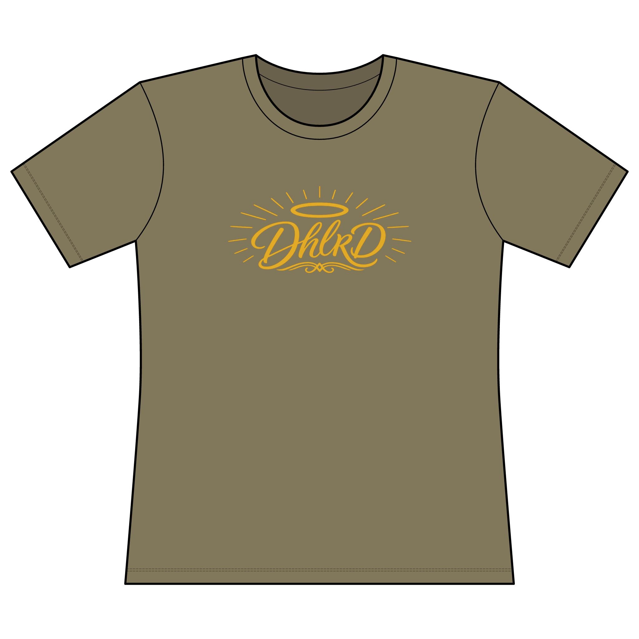 Drip Heaven Lord – Halo Script Logo Tee