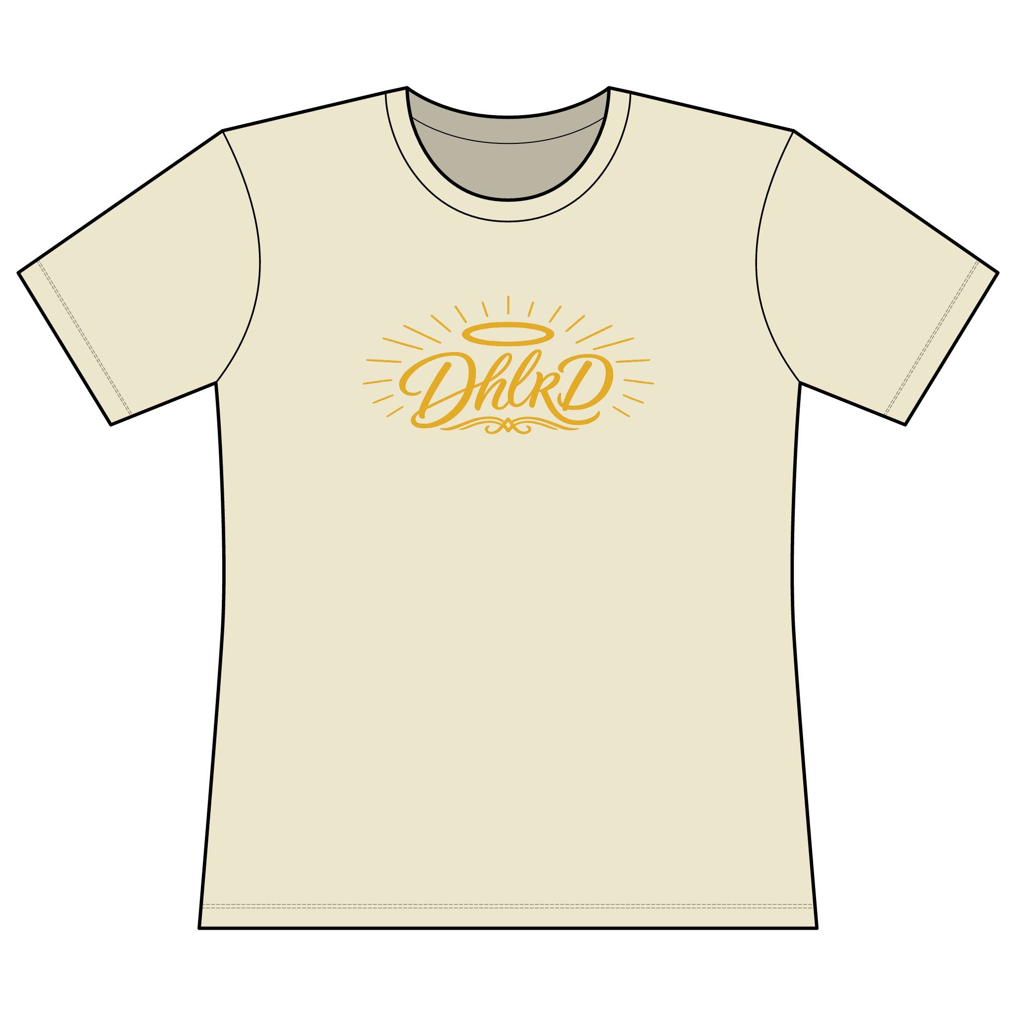 Drip Heaven Lord – Halo Script Logo Tee