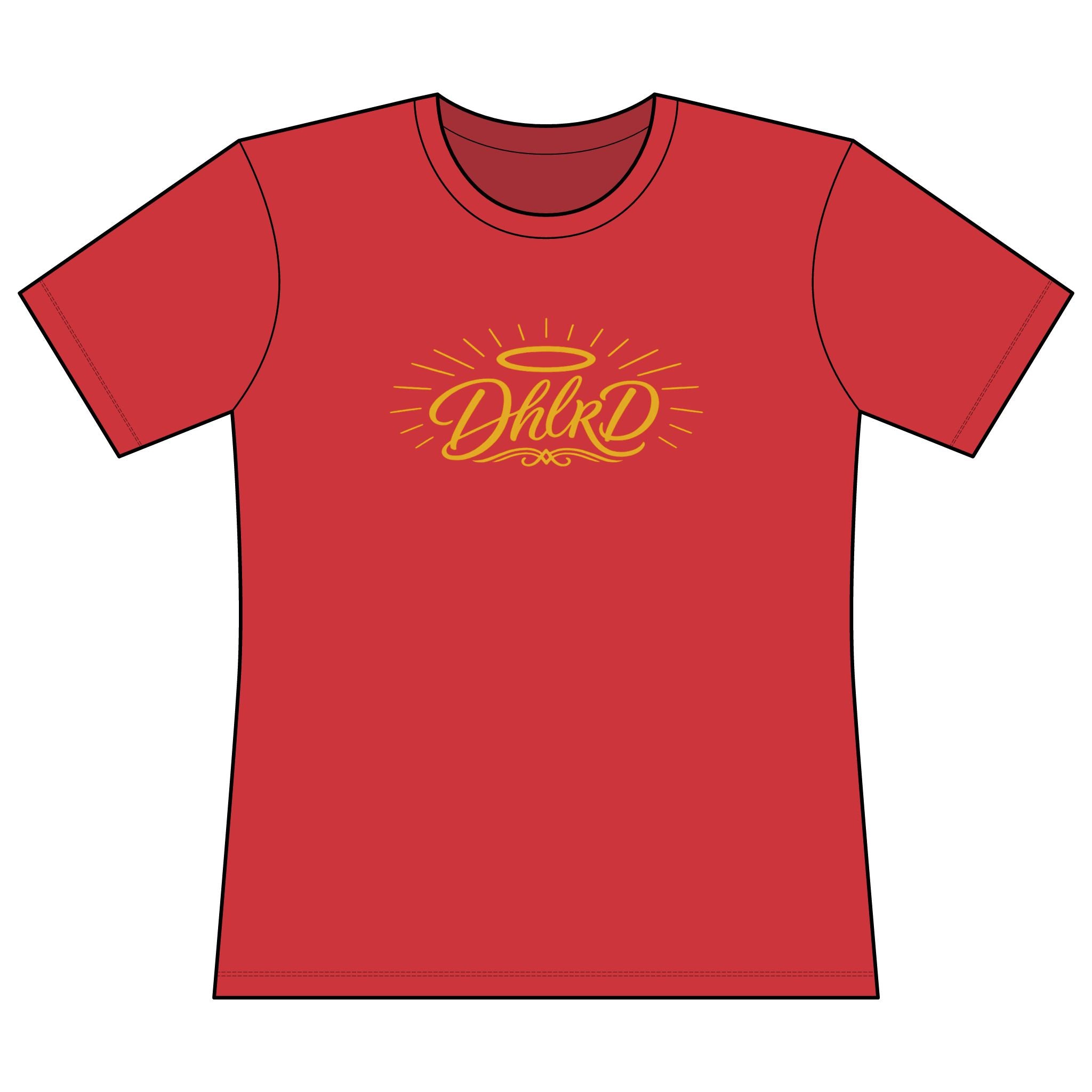 Drip Heaven Lord – Halo Script Logo Tee