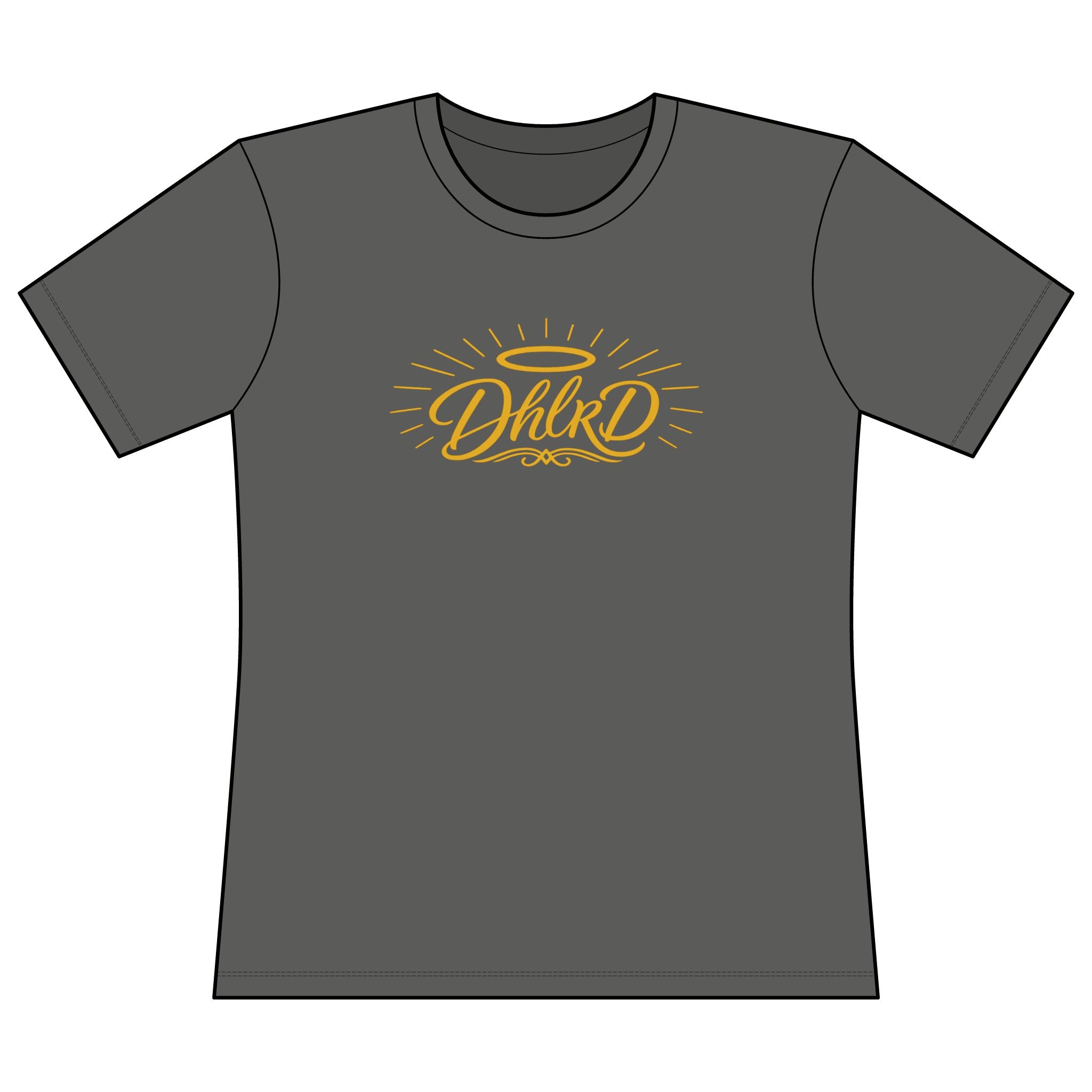 Drip Heaven Lord – Halo Script Logo Tee