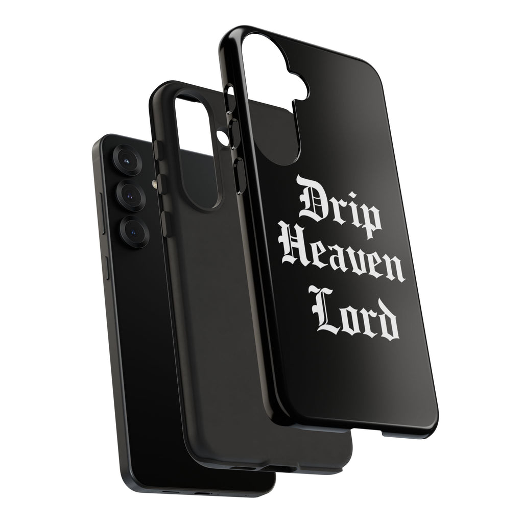 Drip Heaven Lord – Gothic Script Protective Phone Case