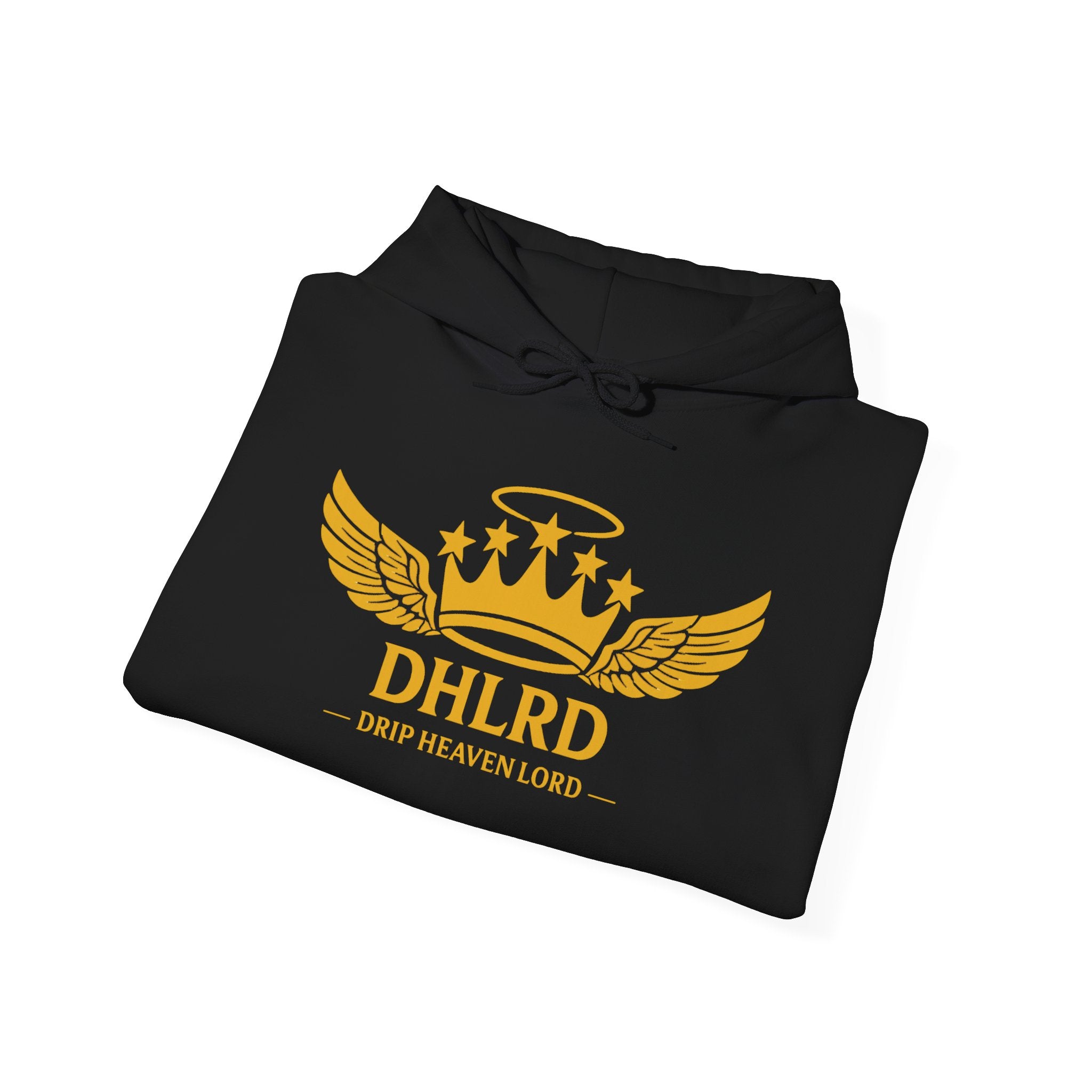 Drip Heaven Lord – Crown & Wings Logo Hoodie (Multiple Colors Available)