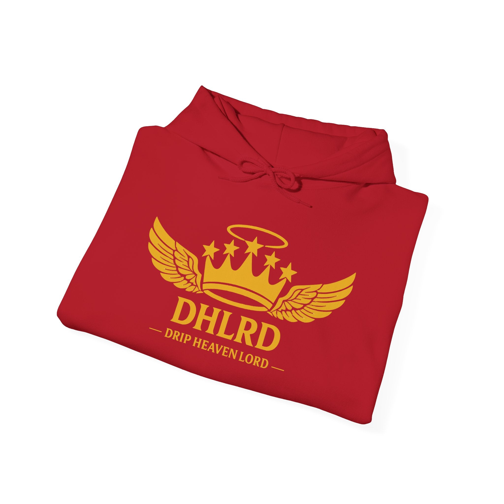 Drip Heaven Lord – Crown & Wings Logo Hoodie (Multiple Colors Available)