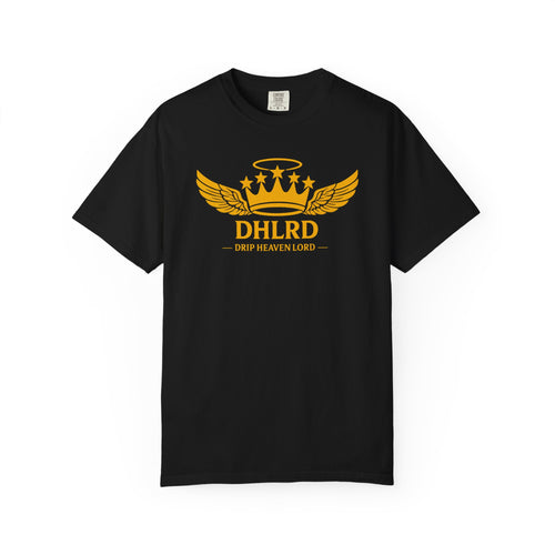 Drip Heaven Lord – Crown & Wings Logo Tee