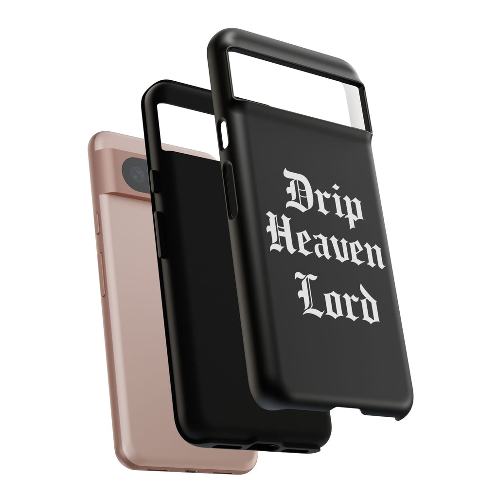 Drip Heaven Lord – Gothic Script Protective Phone Case