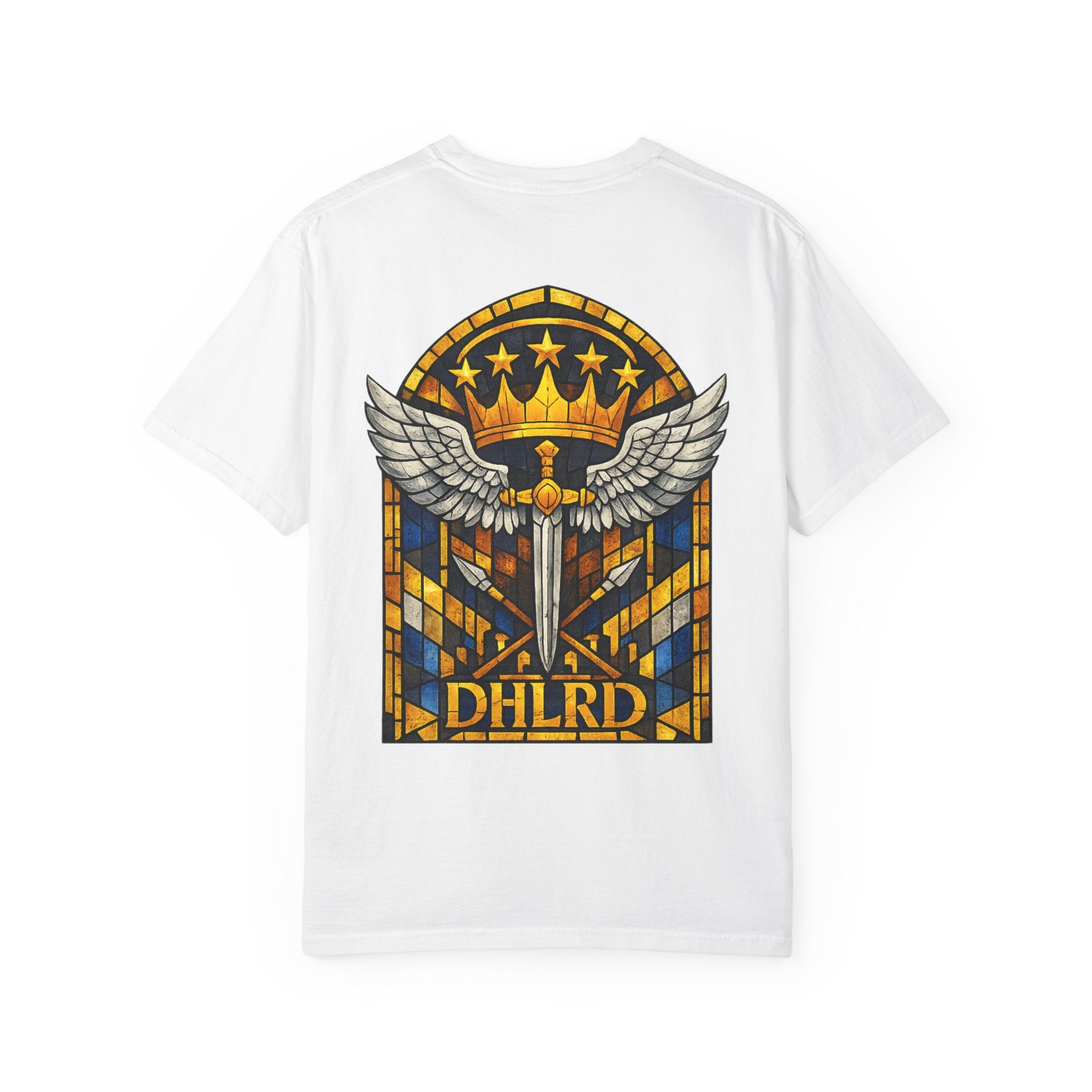 Drip Heaven Lord – Stained Glass Emblem Tee