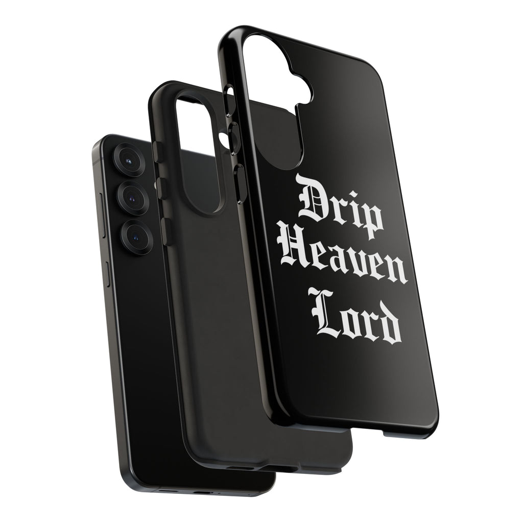 Drip Heaven Lord – Gothic Script Protective Phone Case