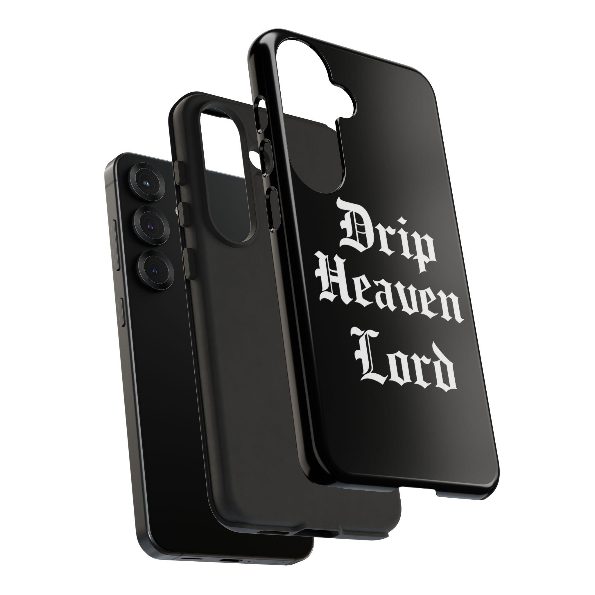 Drip Heaven Lord – Gothic Script Protective Phone Case